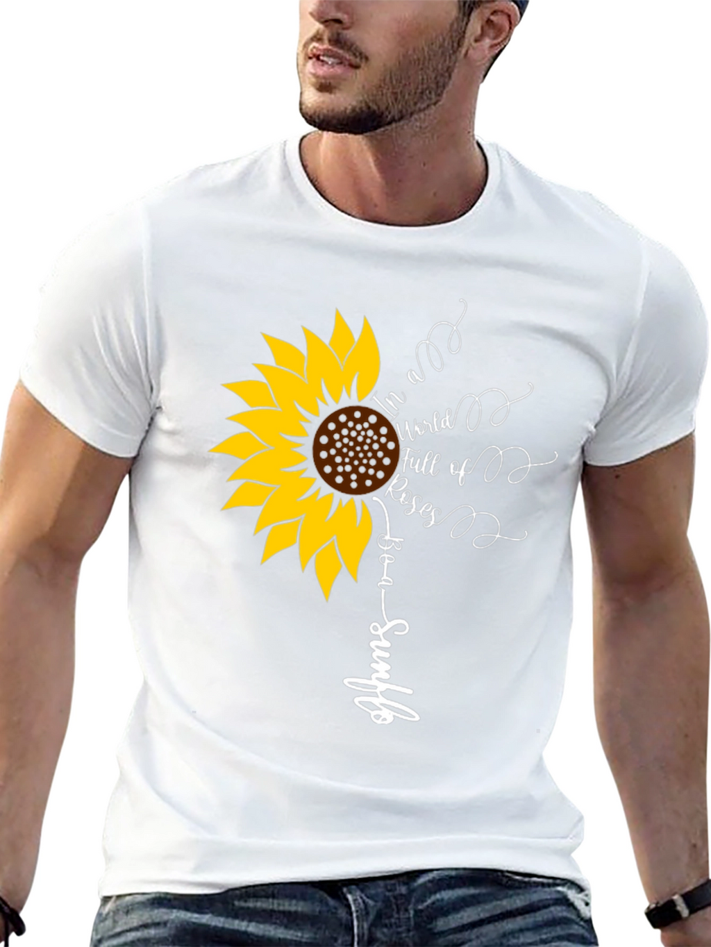 Sunflower Graphic Tee - Be a Sunflower