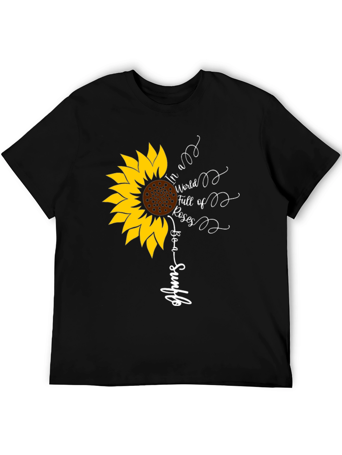 Sunflower Graphic Tee - Be a Sunflower