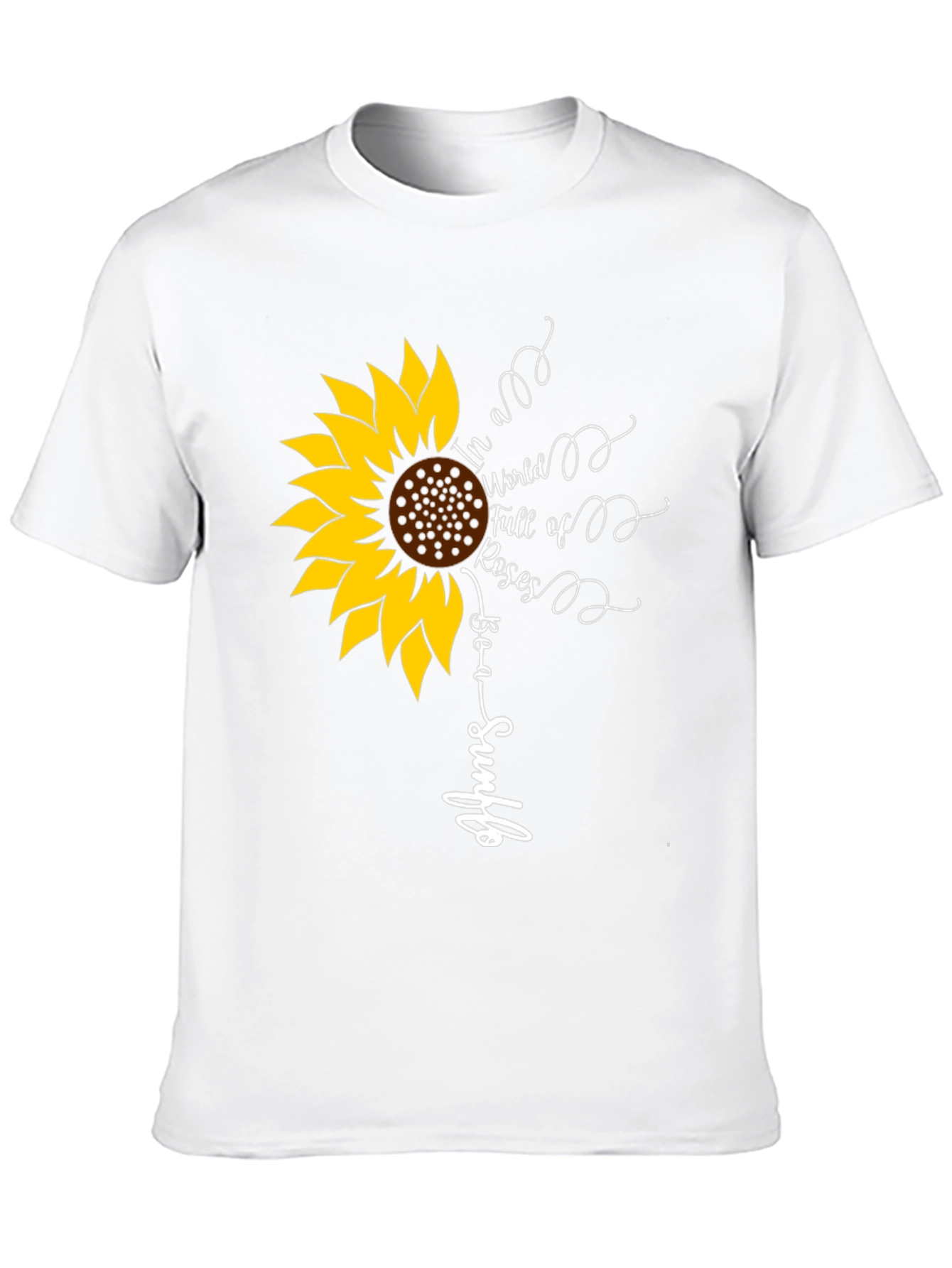 Sunflower Graphic Tee - Be a Sunflower