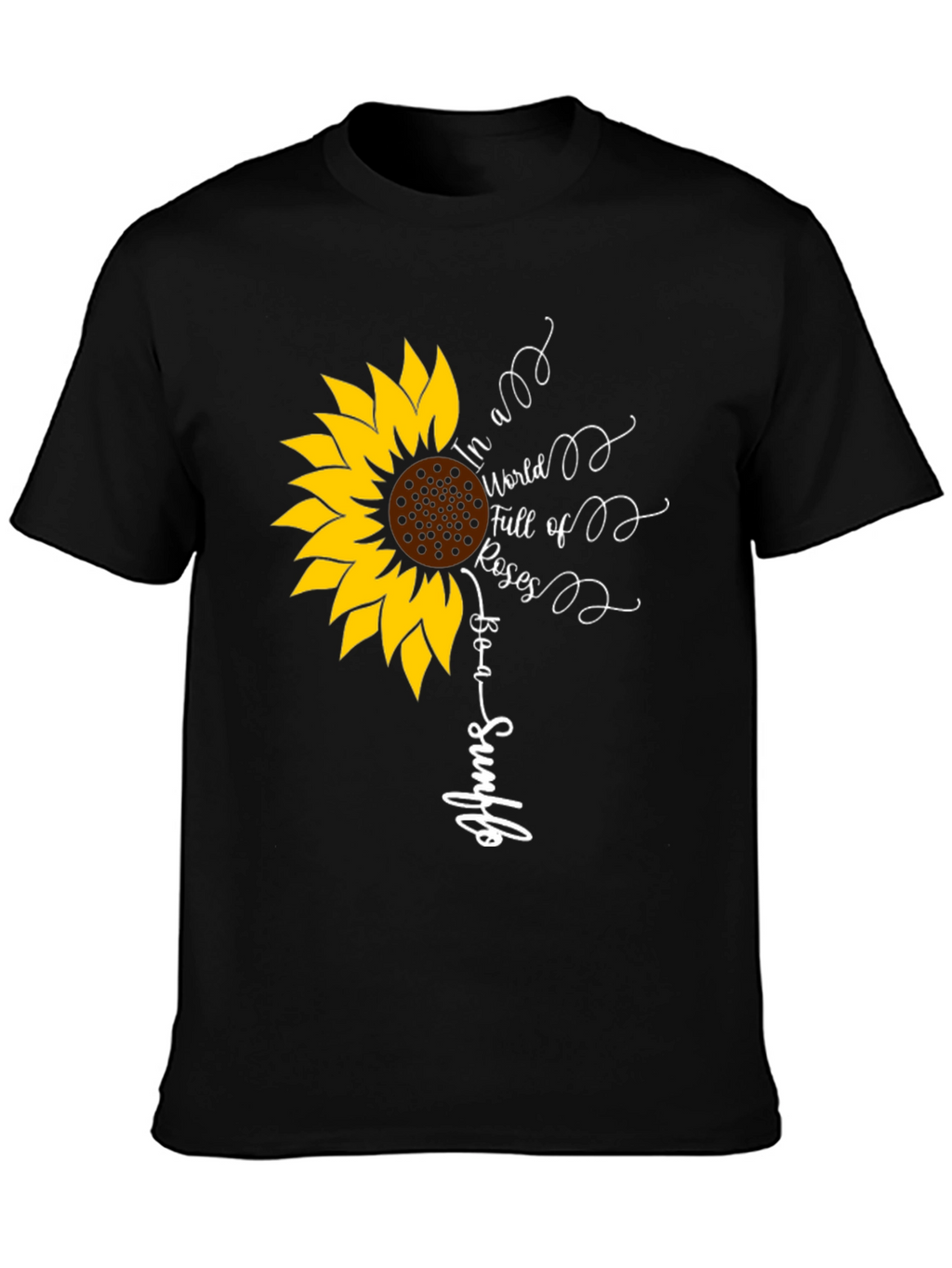 Sunflower Graphic Tee - Be a Sunflower