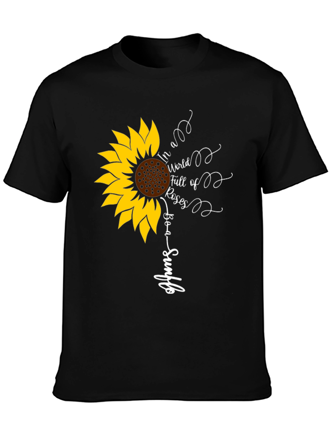 Sunflower Graphic Tee - Be a Sunflower