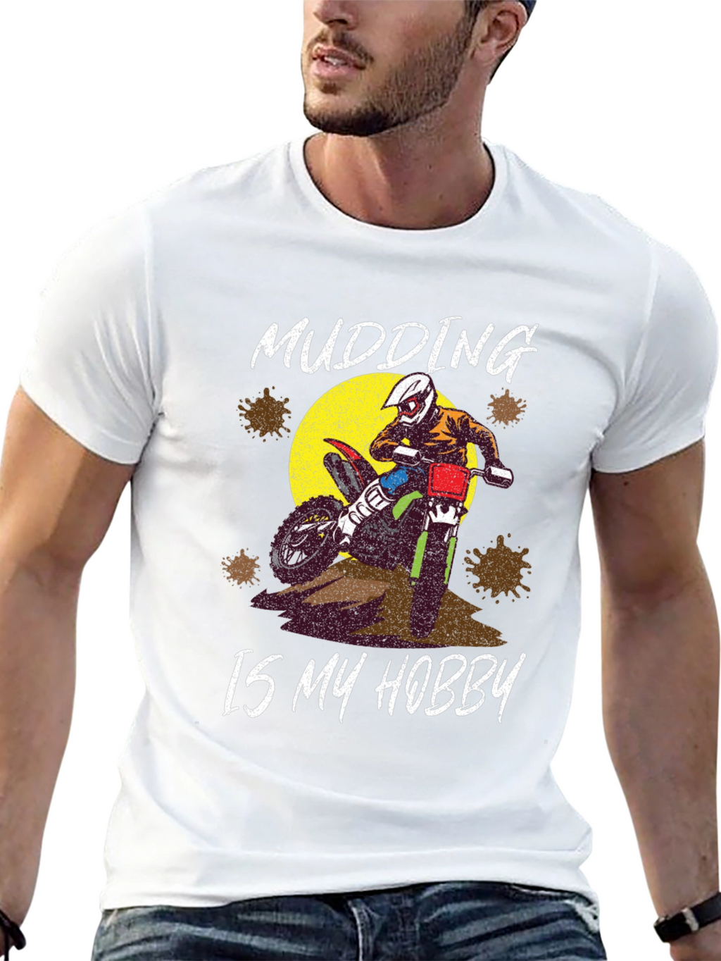 Mudding Is My Hobby T-Shirt Motocross Dirt Bike Tee