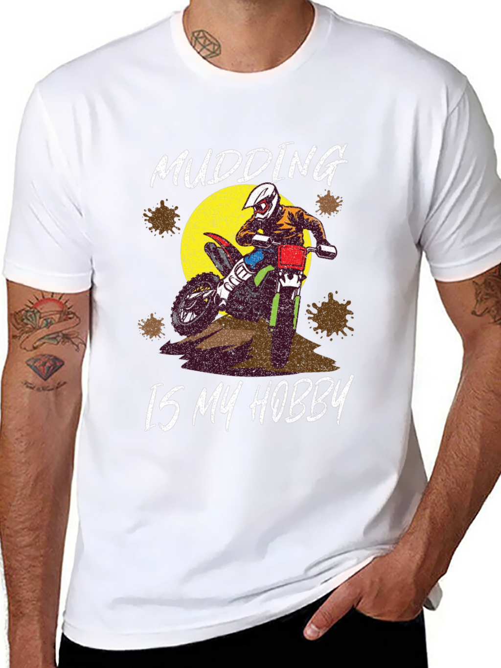 Mudding Is My Hobby T-Shirt Motocross Dirt Bike Tee