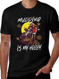 Mudding Is My Hobby T-Shirt Motocross Dirt Bike Tee