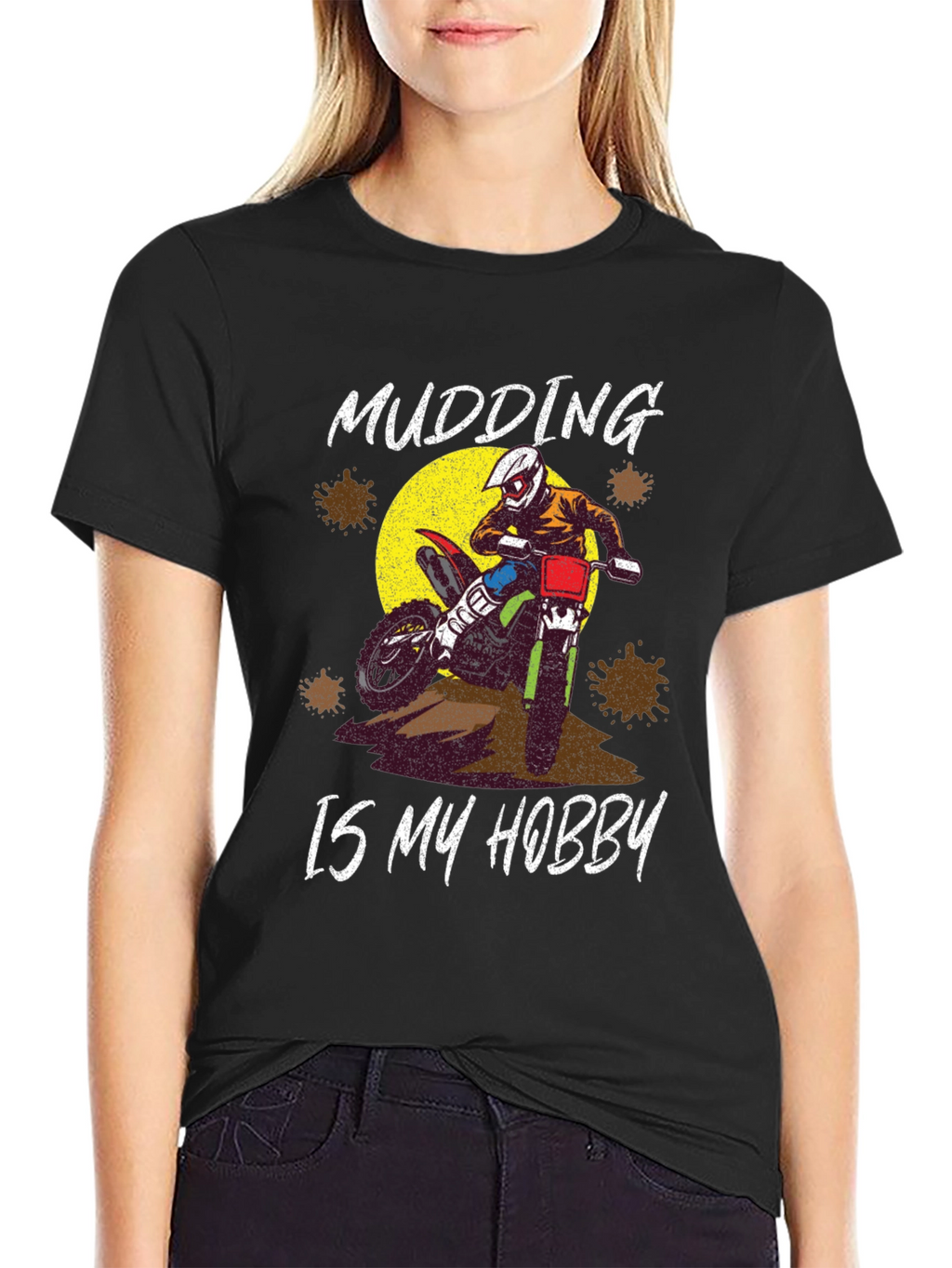 Mudding Is My Hobby T-Shirt Motocross Dirt Bike Tee