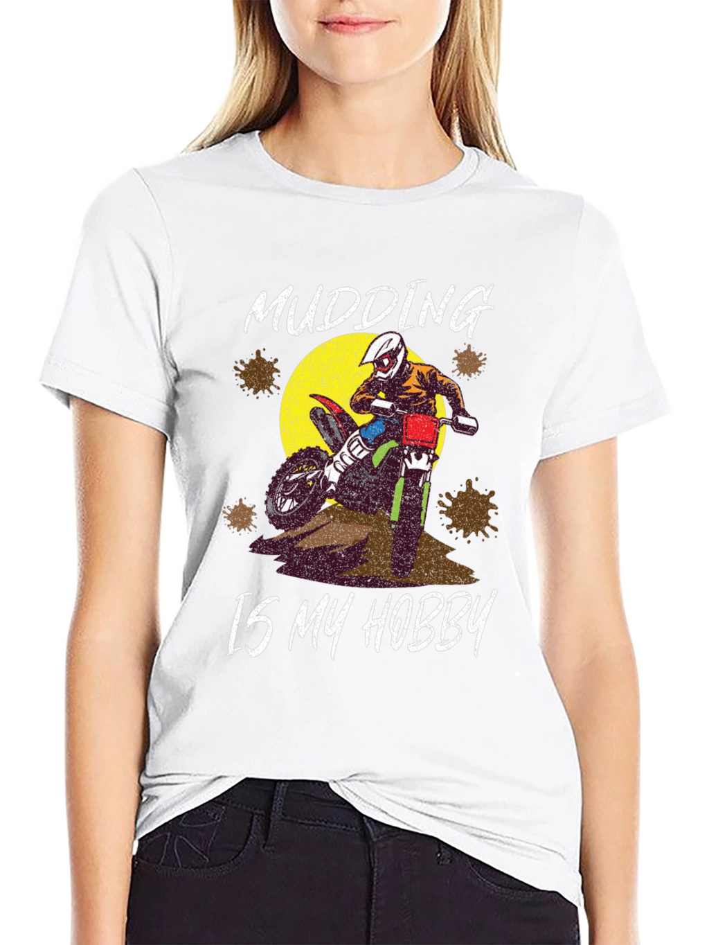 Mudding Is My Hobby T-Shirt Motocross Dirt Bike Tee