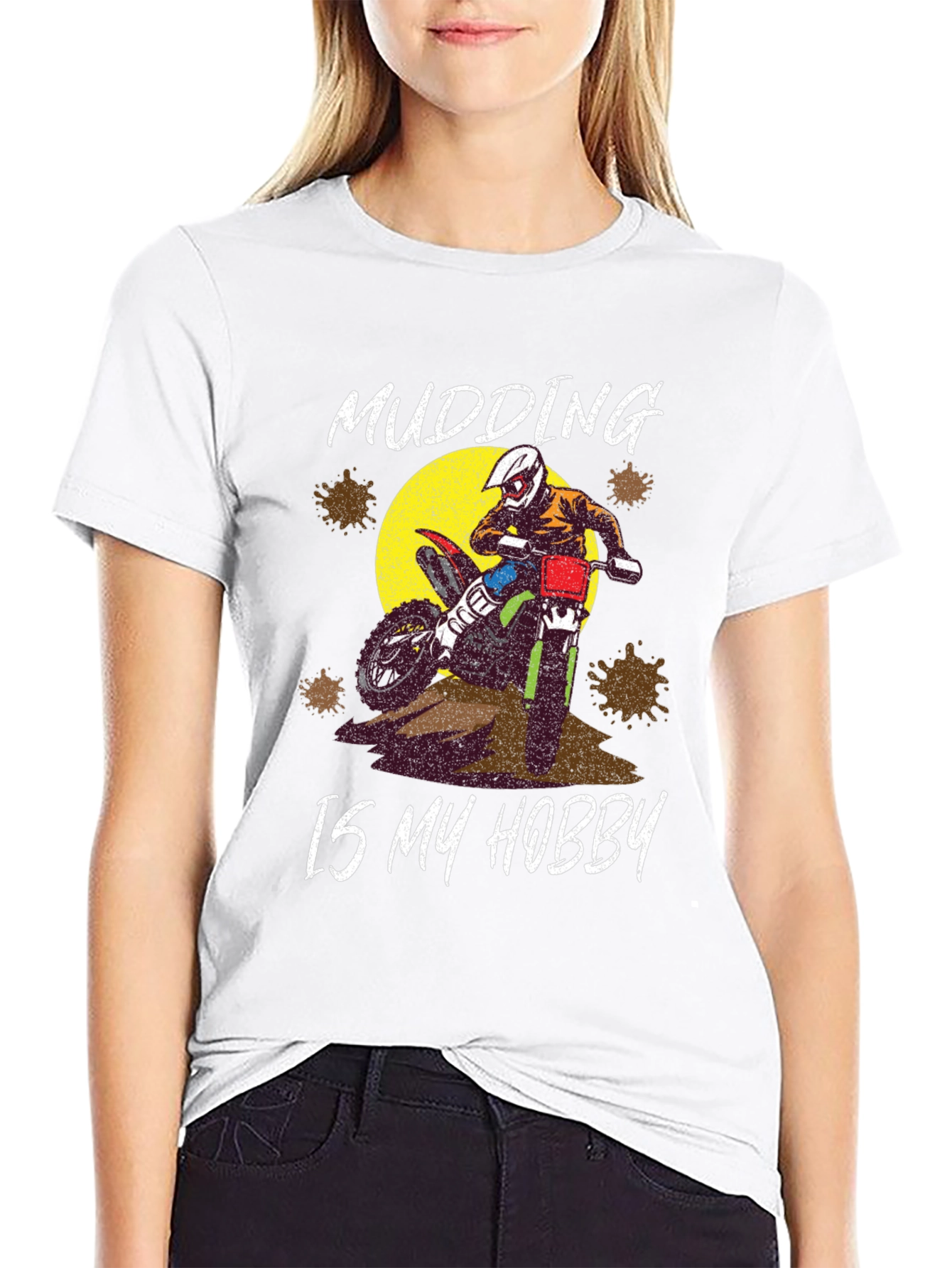 Mudding Is My Hobby T-Shirt Motocross Dirt Bike Tee