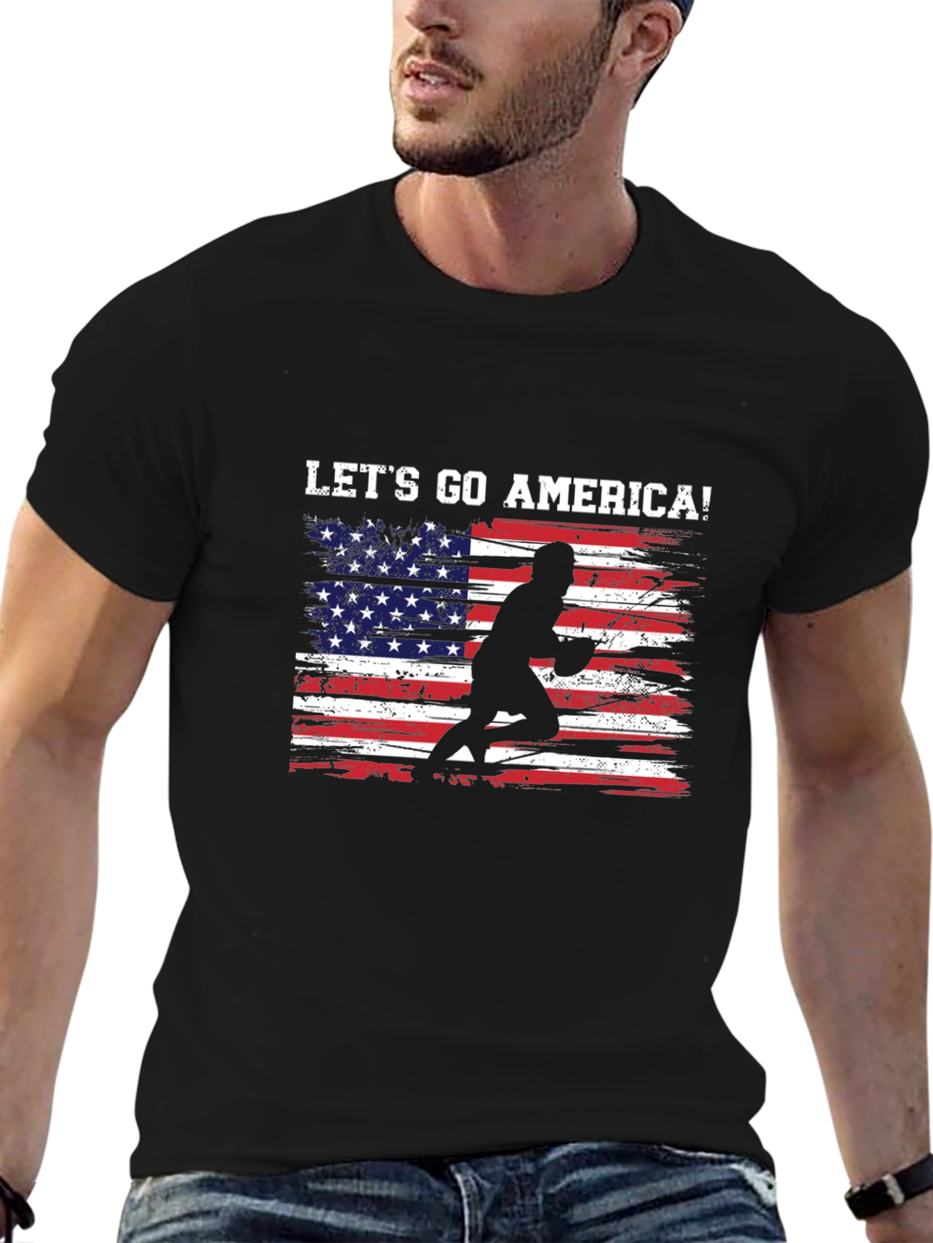 Patriotic American Football T-Shirt