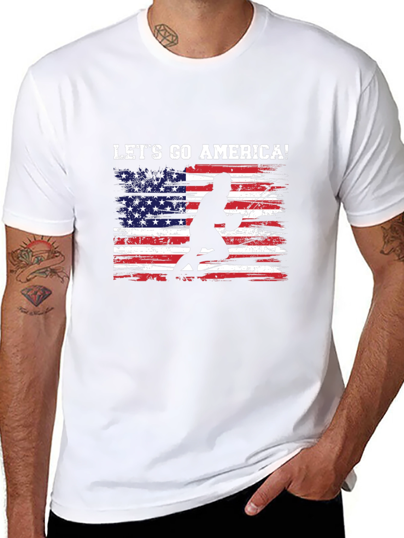 Patriotic American Football T-Shirt