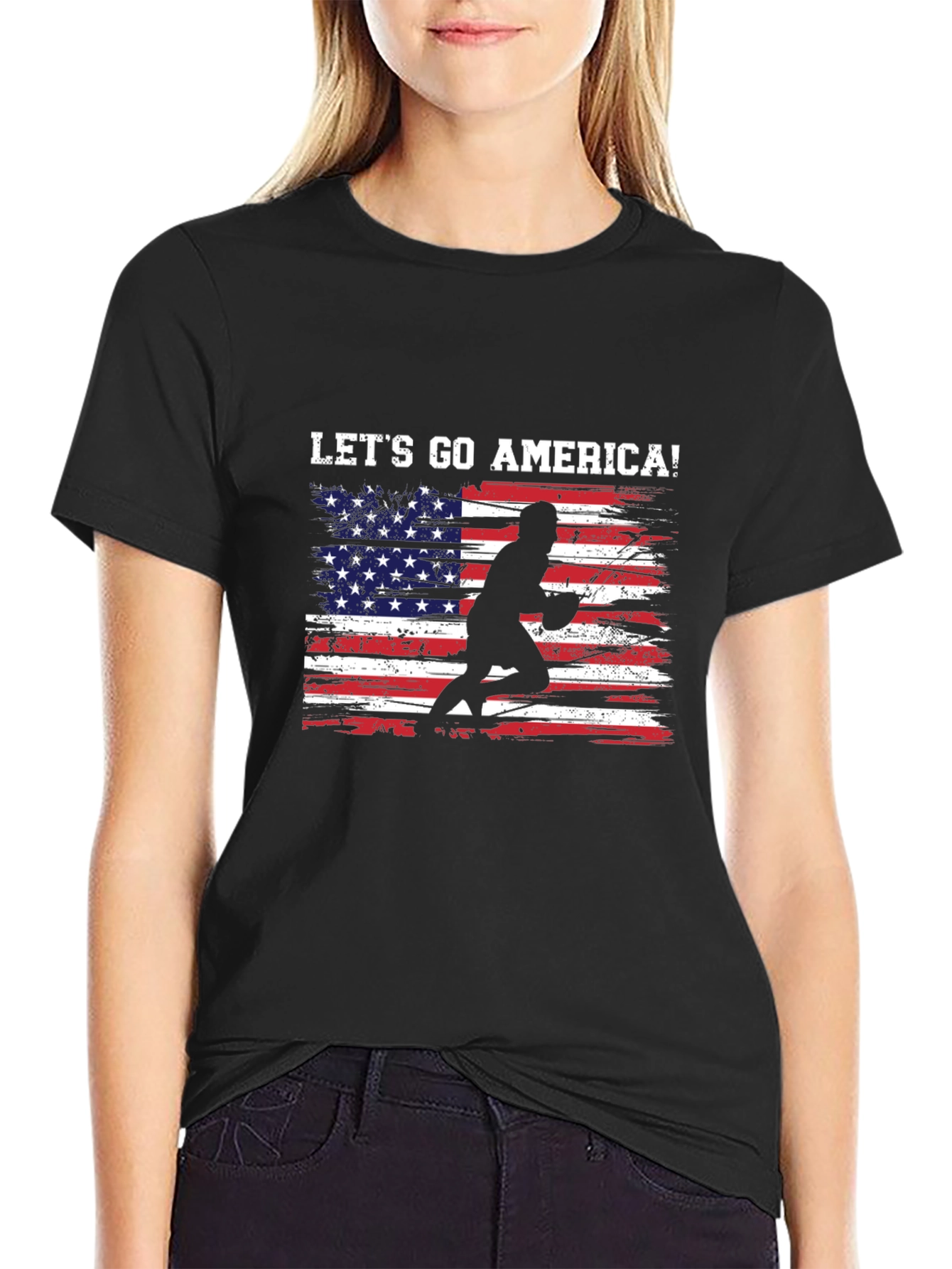 Patriotic American Football T-Shirt