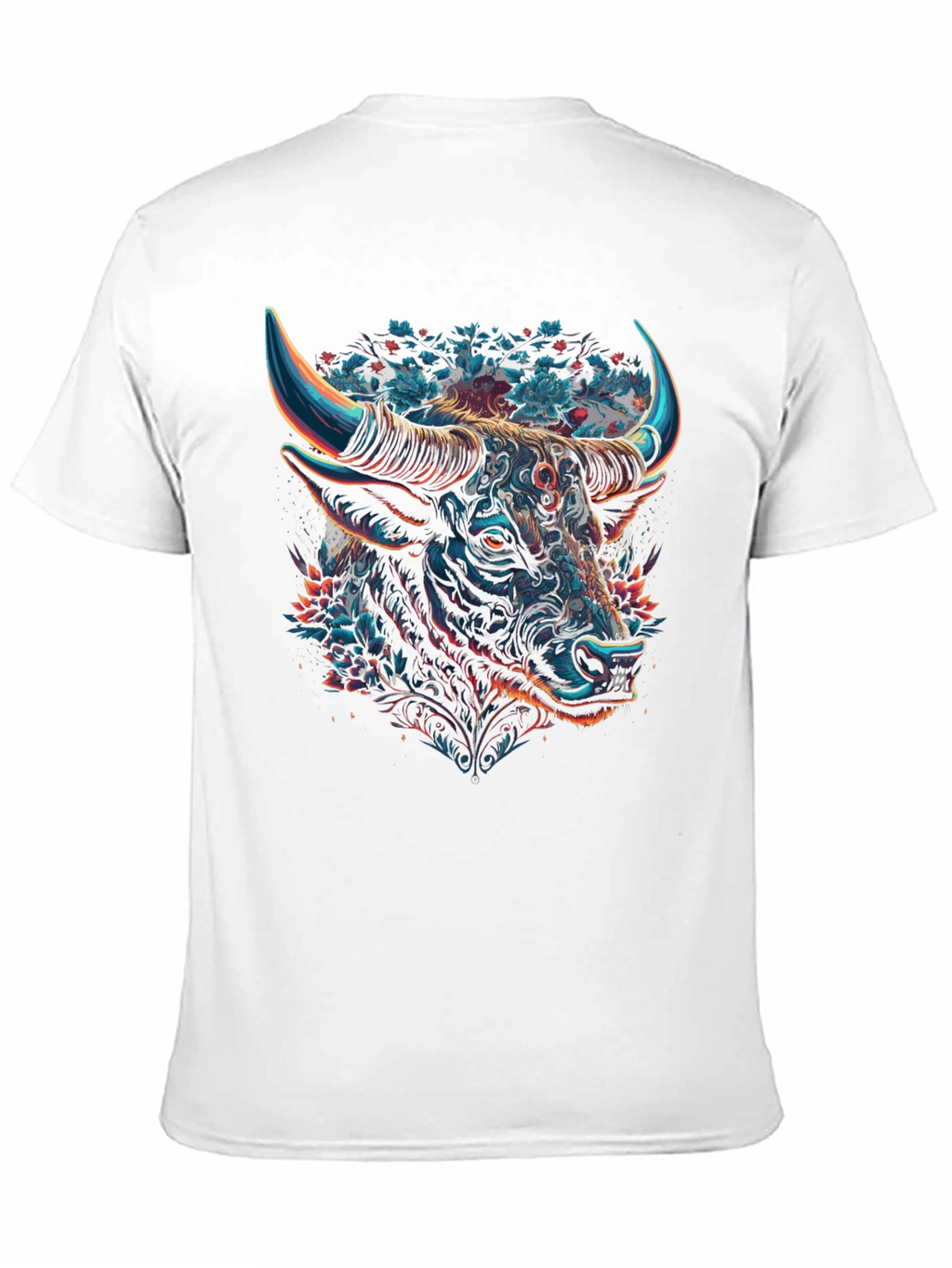 Taurus Bull Graphic Tee - Zodiac Black T-Shirt