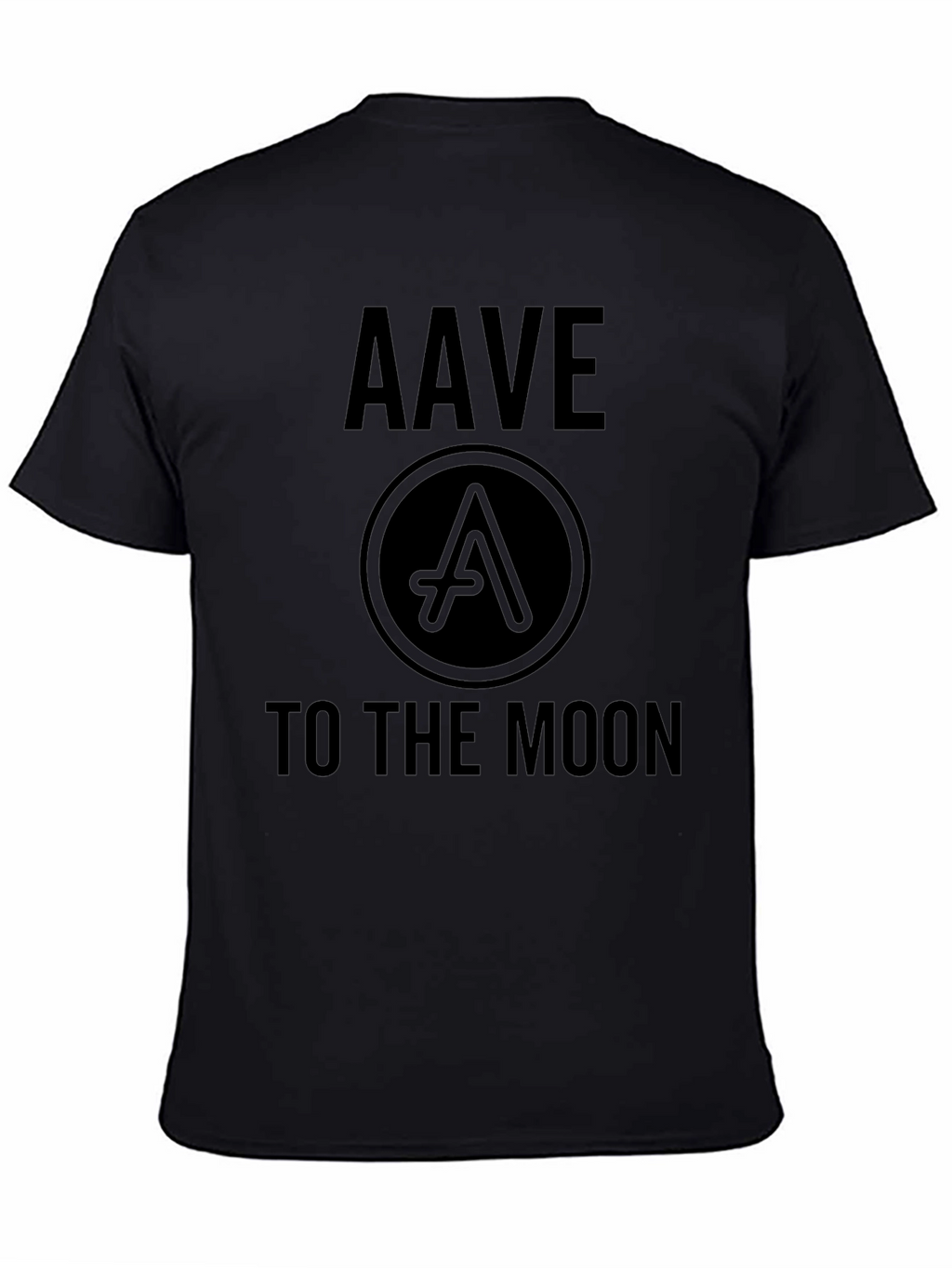 AAVE to the Moon Black T-Shirt