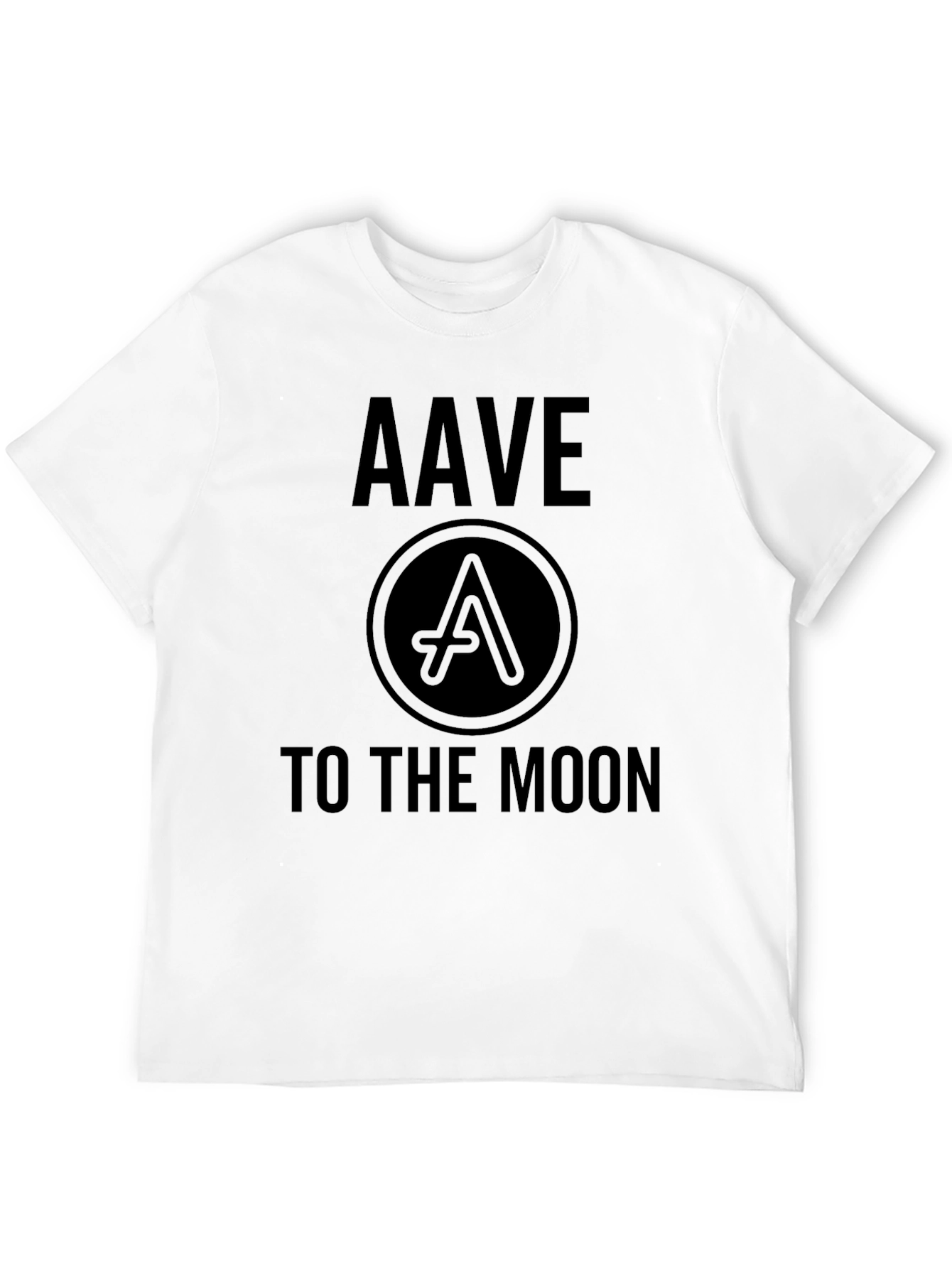 AAVE to the Moon Black T-Shirt