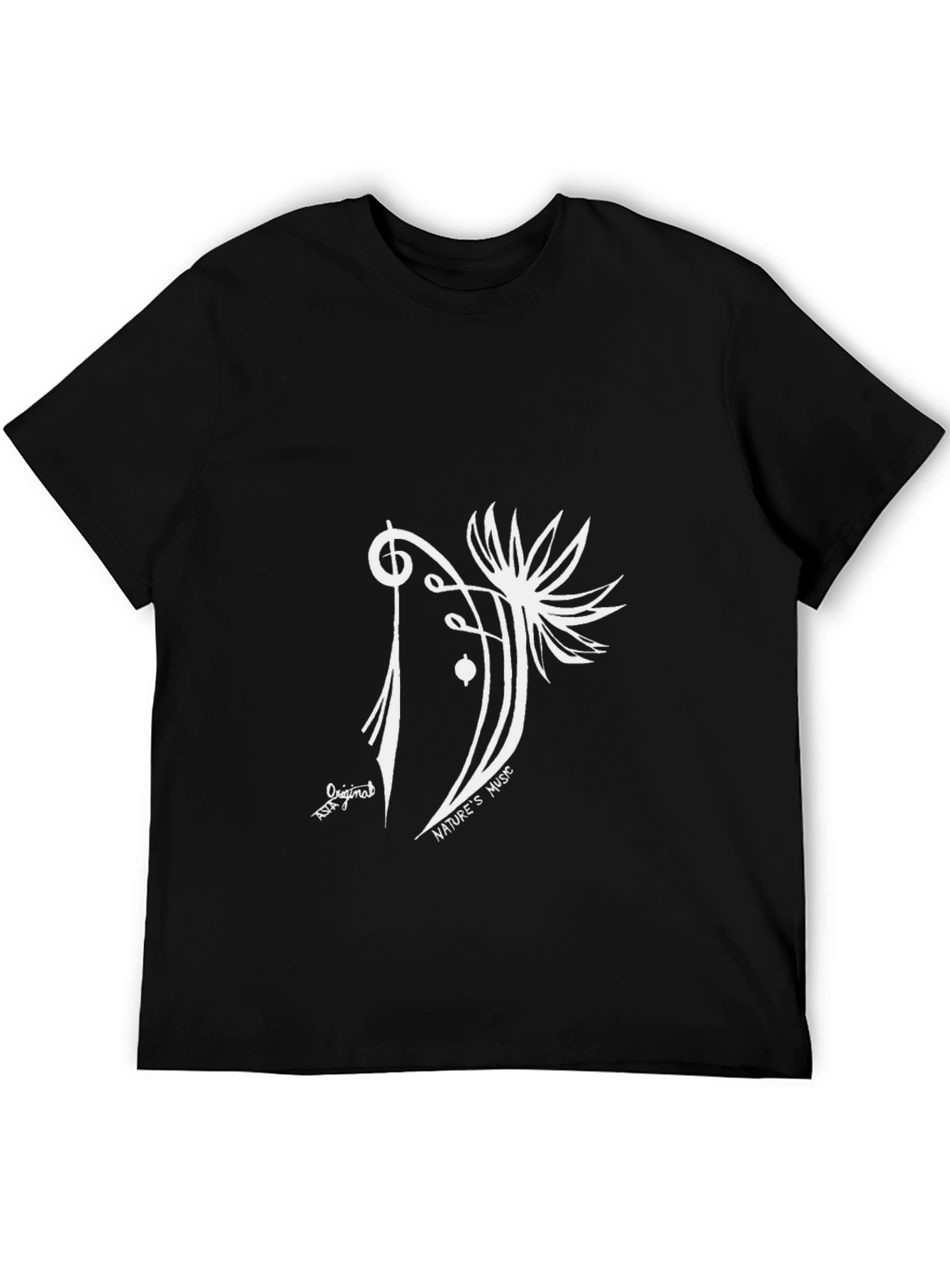 Natures Music Black Graphic Tee