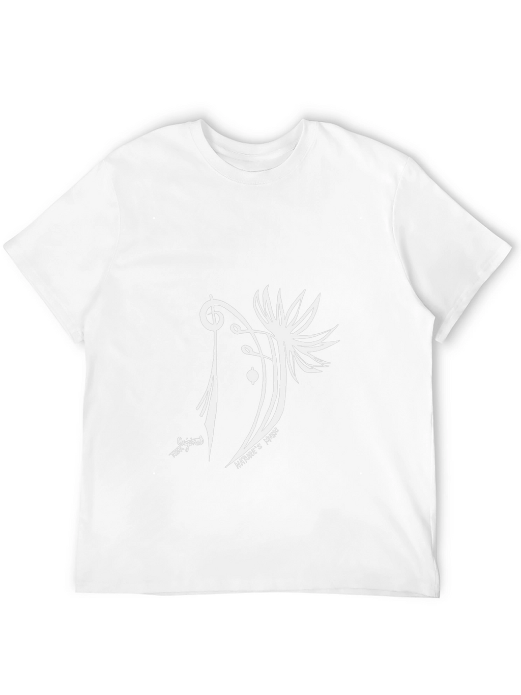 Natures Music Black Graphic Tee