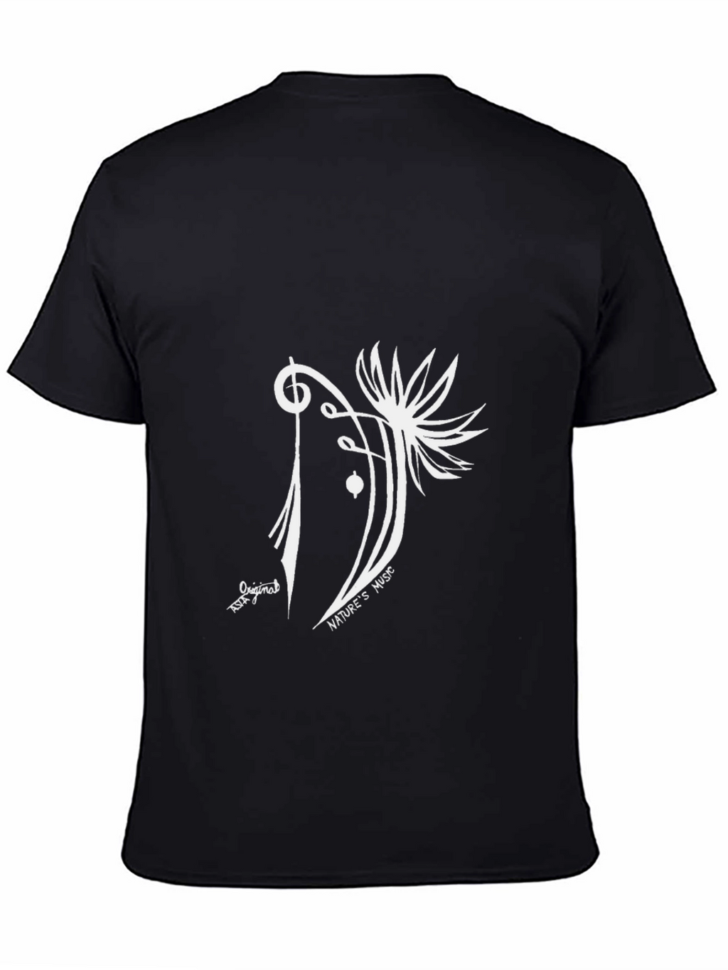 Natures Music Black Graphic Tee