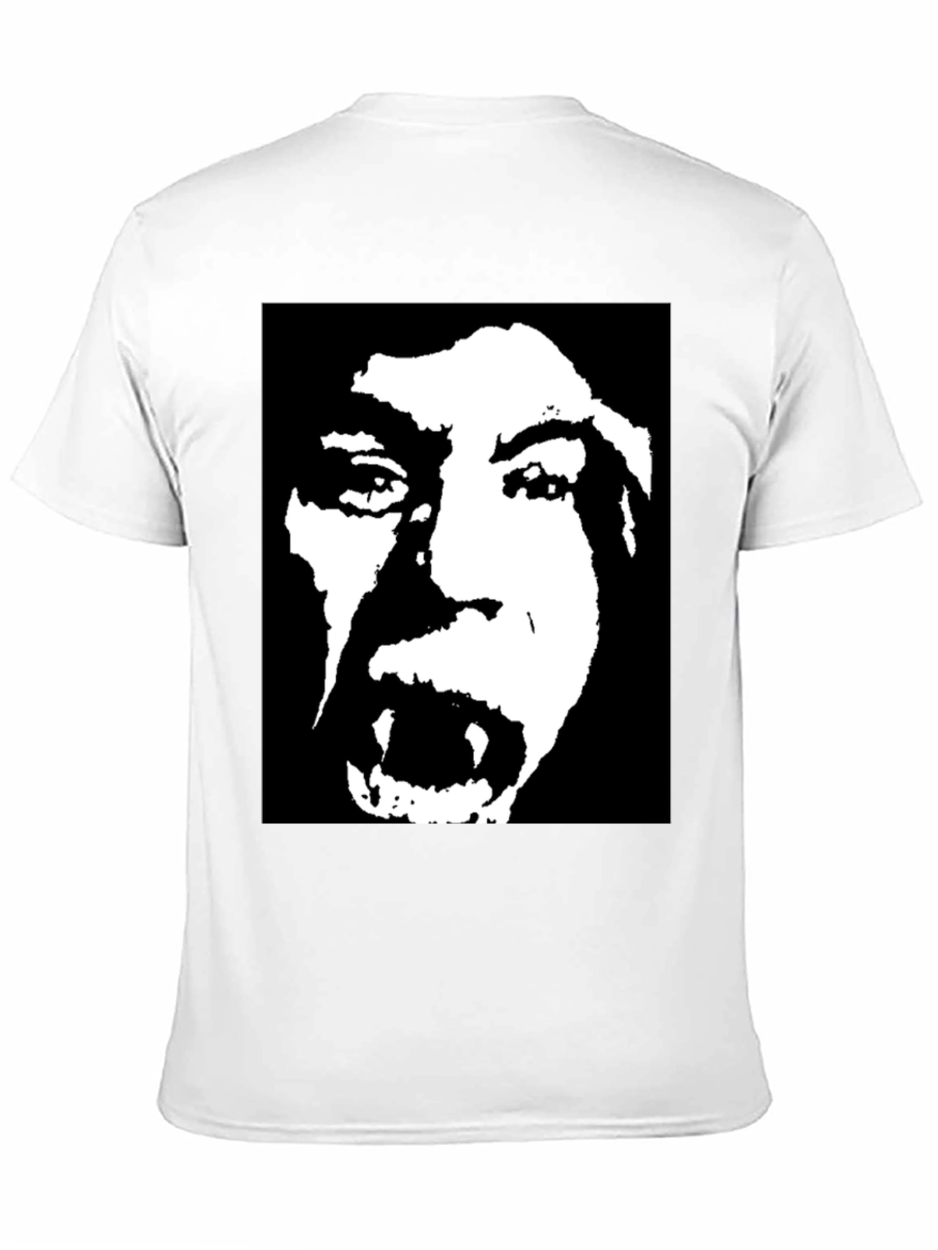 Black Vampire Portrait Graphic T-Shirt