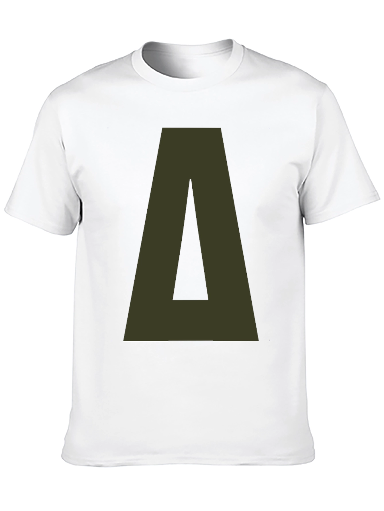 Delta Letter Graphic Tee - Casual Style
