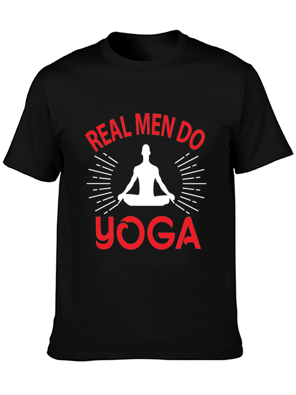 Real Men Do Yoga Graphic T-Shirt