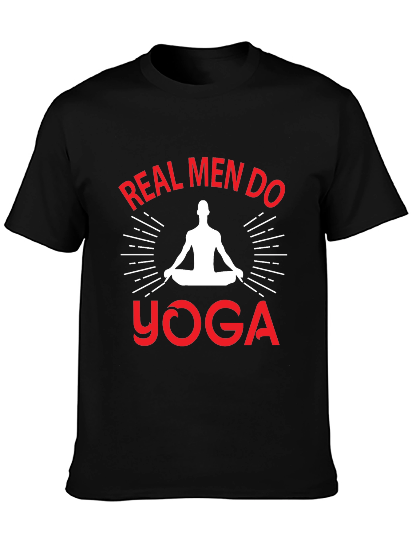 Real Men Do Yoga Graphic T-Shirt
