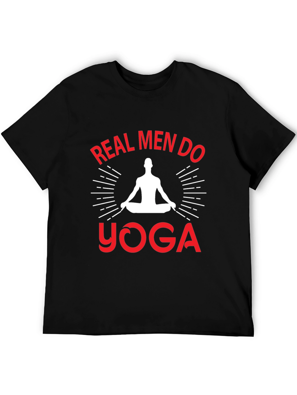 Real Men Do Yoga Graphic T-Shirt