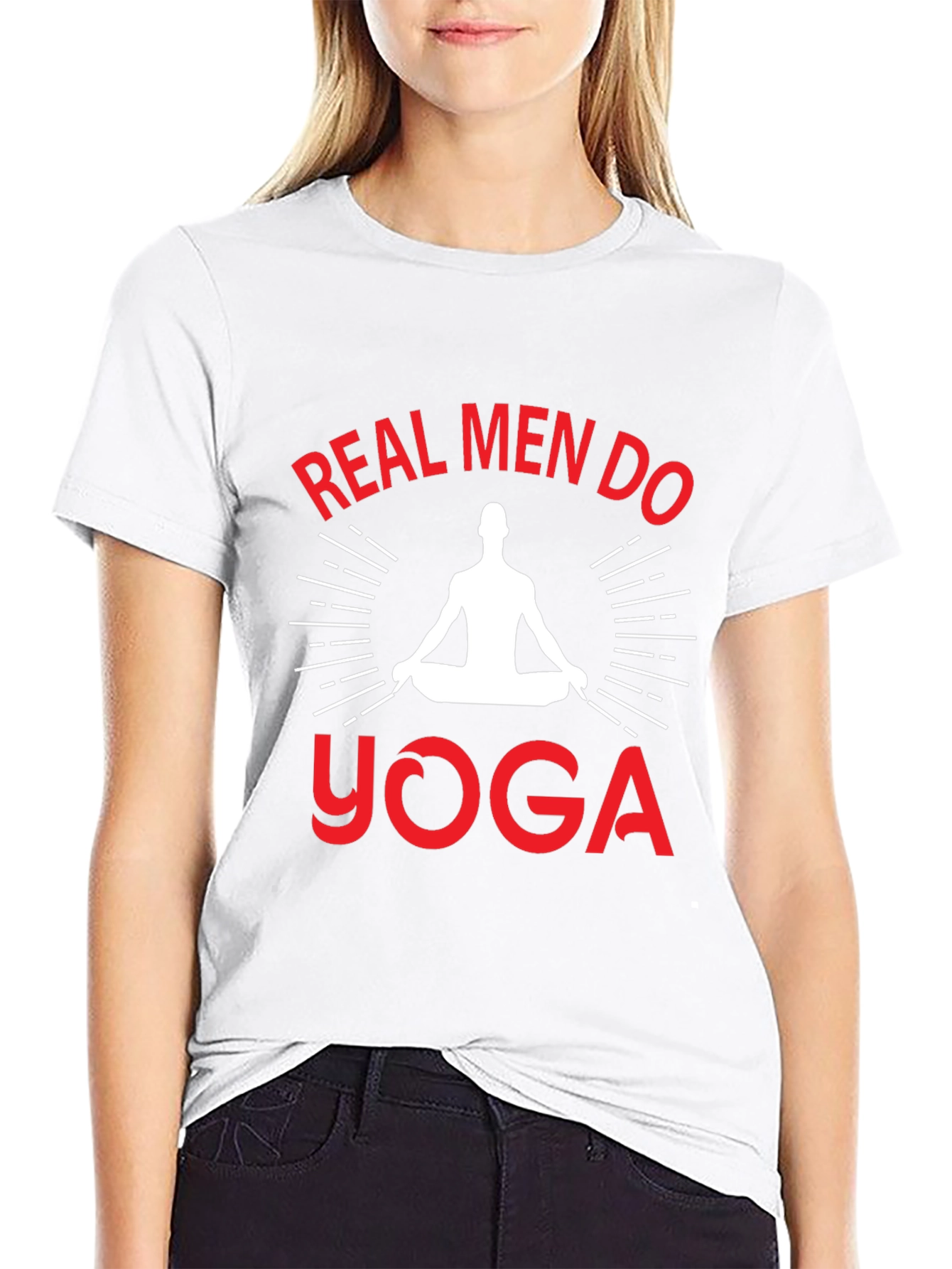 Real Men Do Yoga Graphic T-Shirt