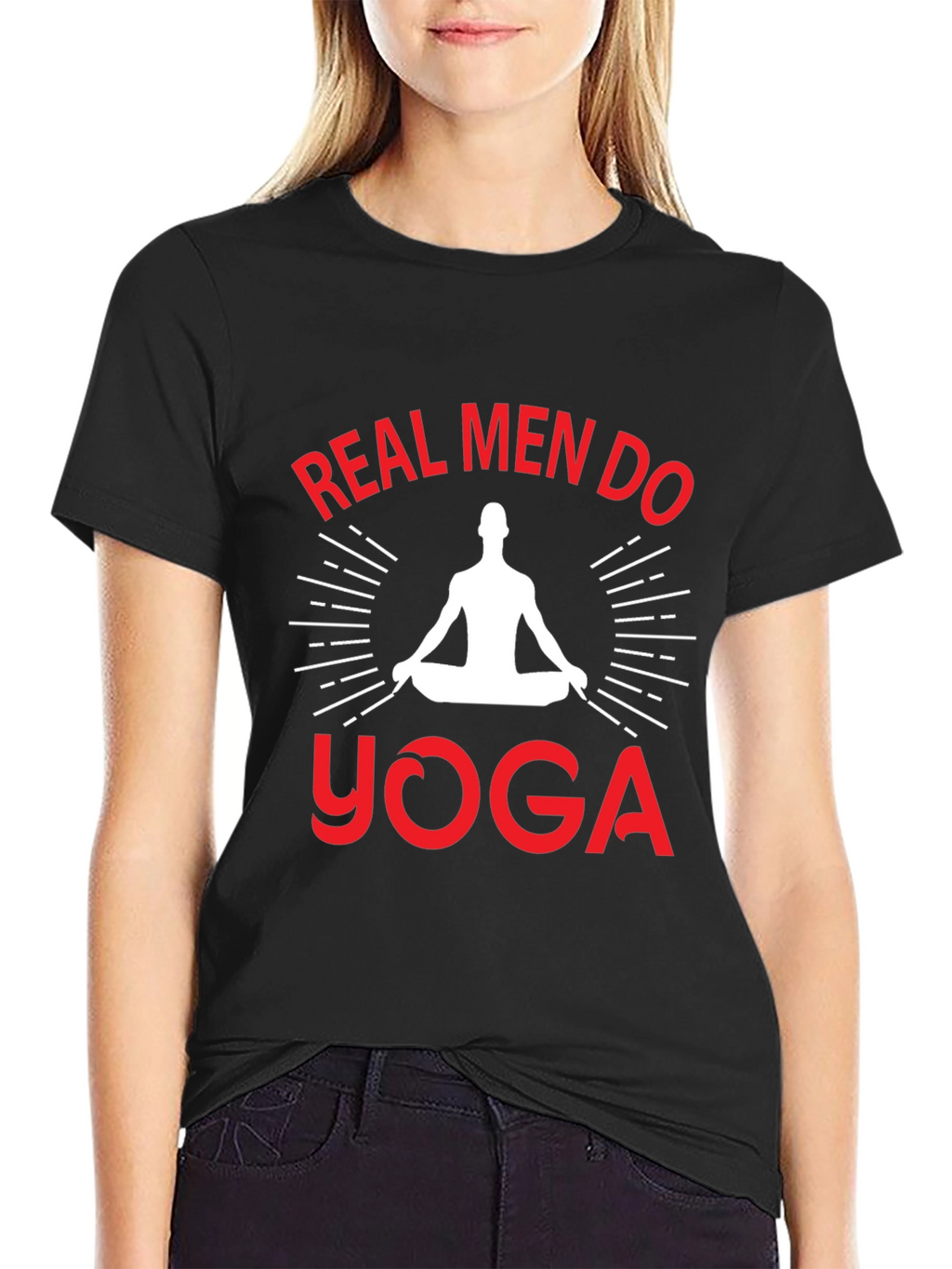Real Men Do Yoga Graphic T-Shirt