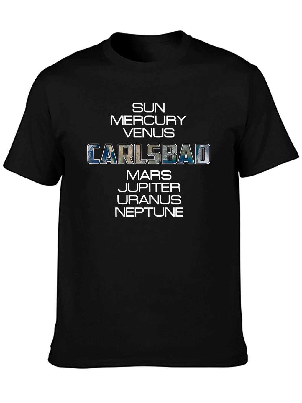 Carlsbad Planet T-Shirt - Space Geek Edition!