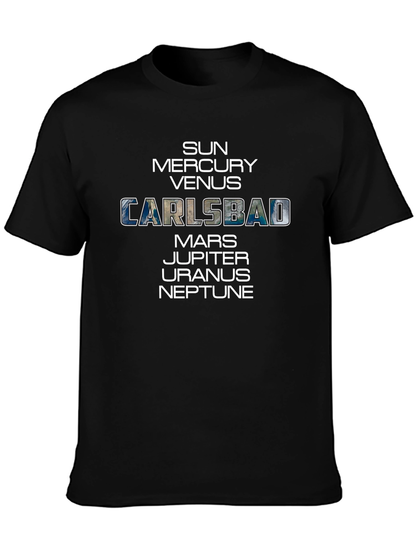 Carlsbad Planet T-Shirt - Space Geek Edition!