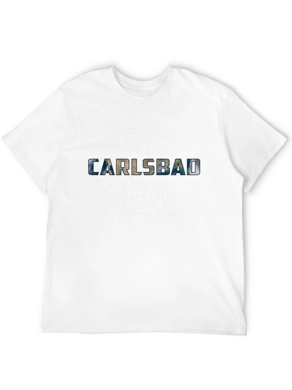 Carlsbad Planet T-Shirt - Space Geek Edition!