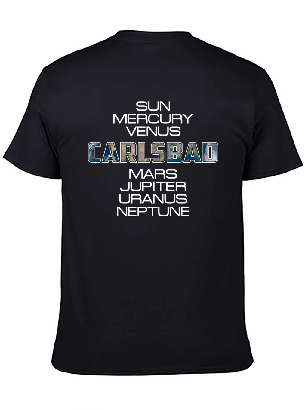 Carlsbad Planet T-Shirt - Space Geek Edition!