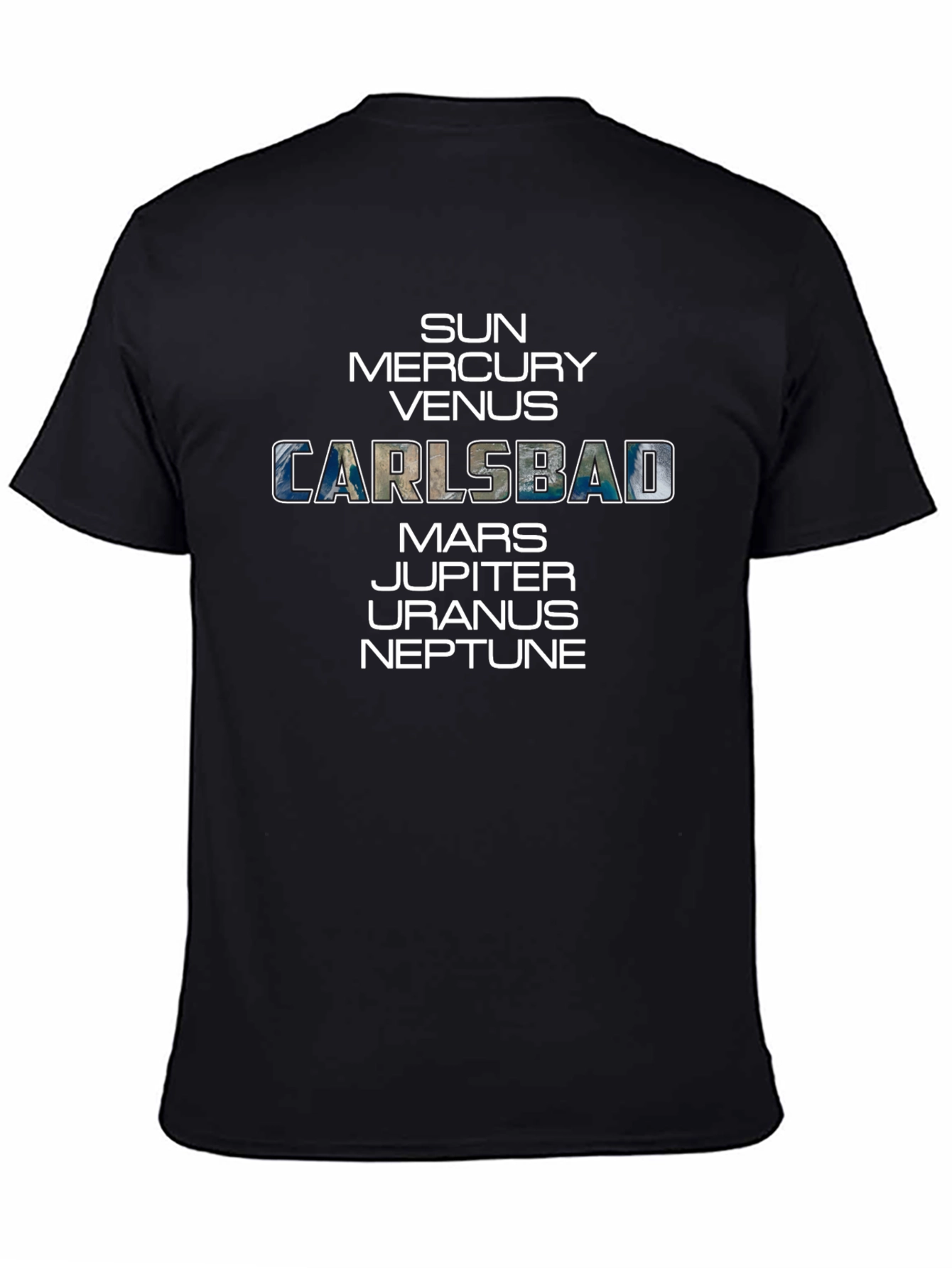 Carlsbad Planet T-Shirt - Space Geek Edition!