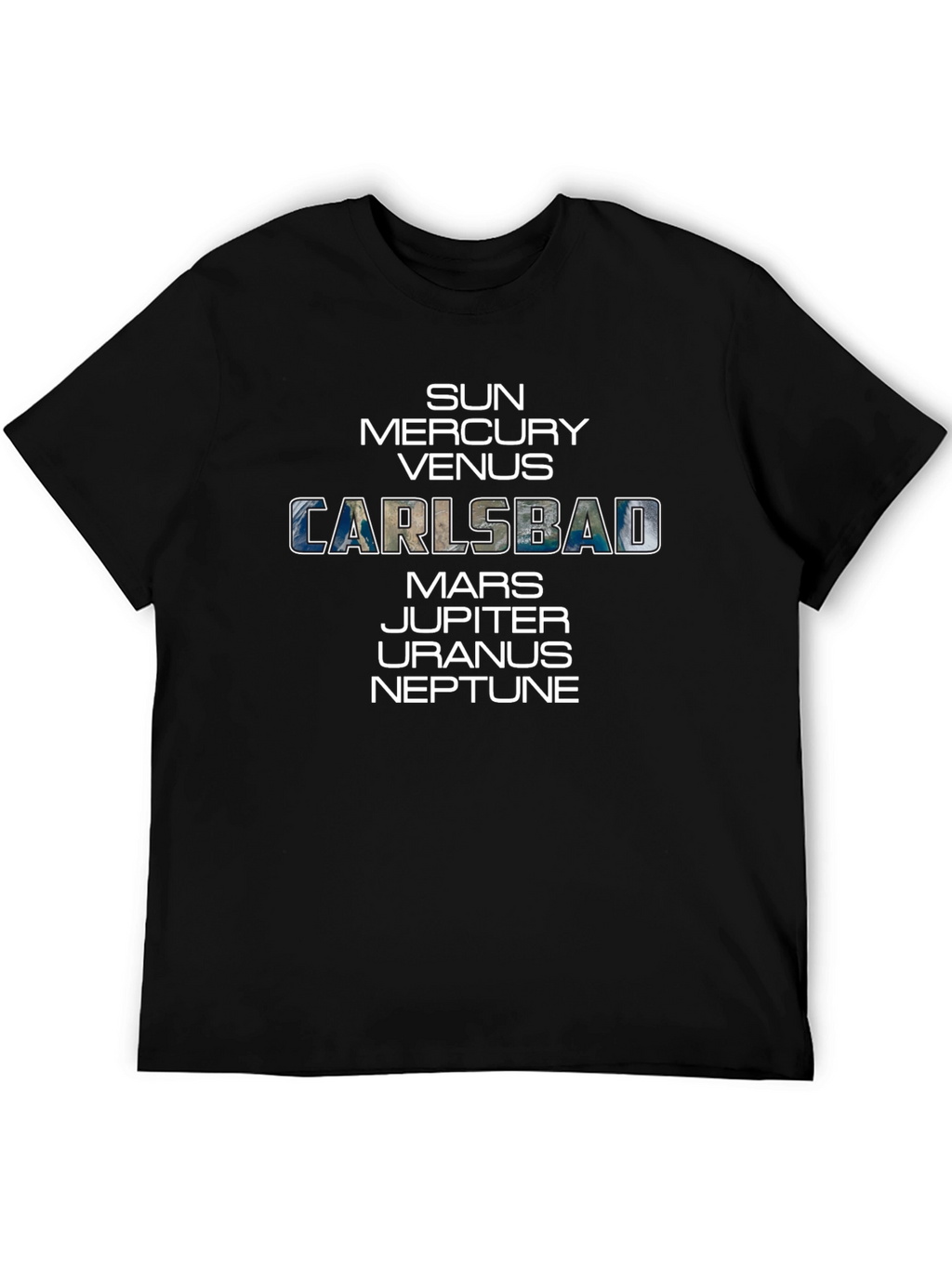 Carlsbad Planet T-Shirt - Space Geek Edition!