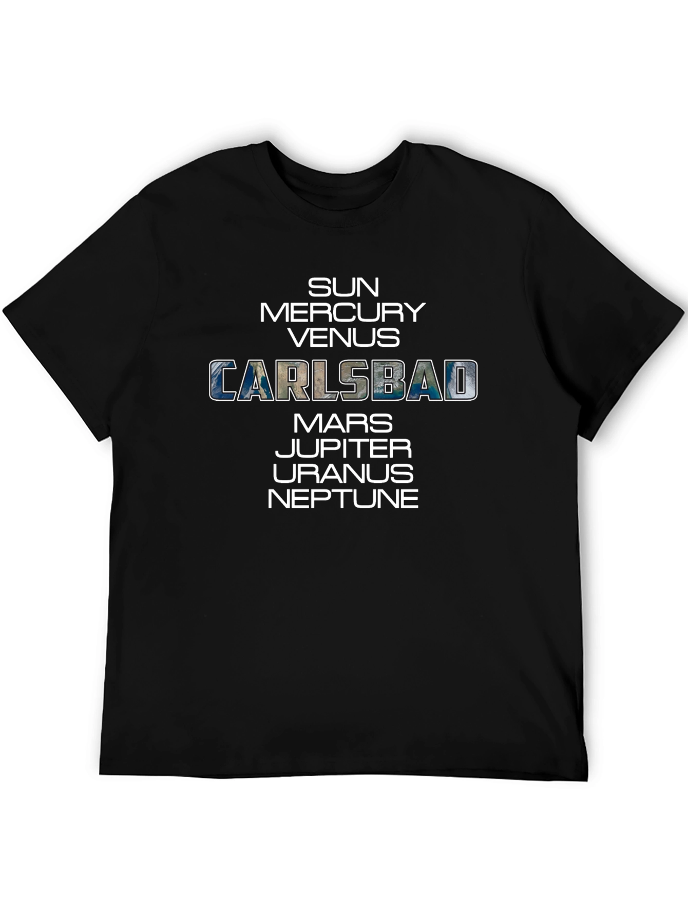 Carlsbad Planet T-Shirt - Space Geek Edition!