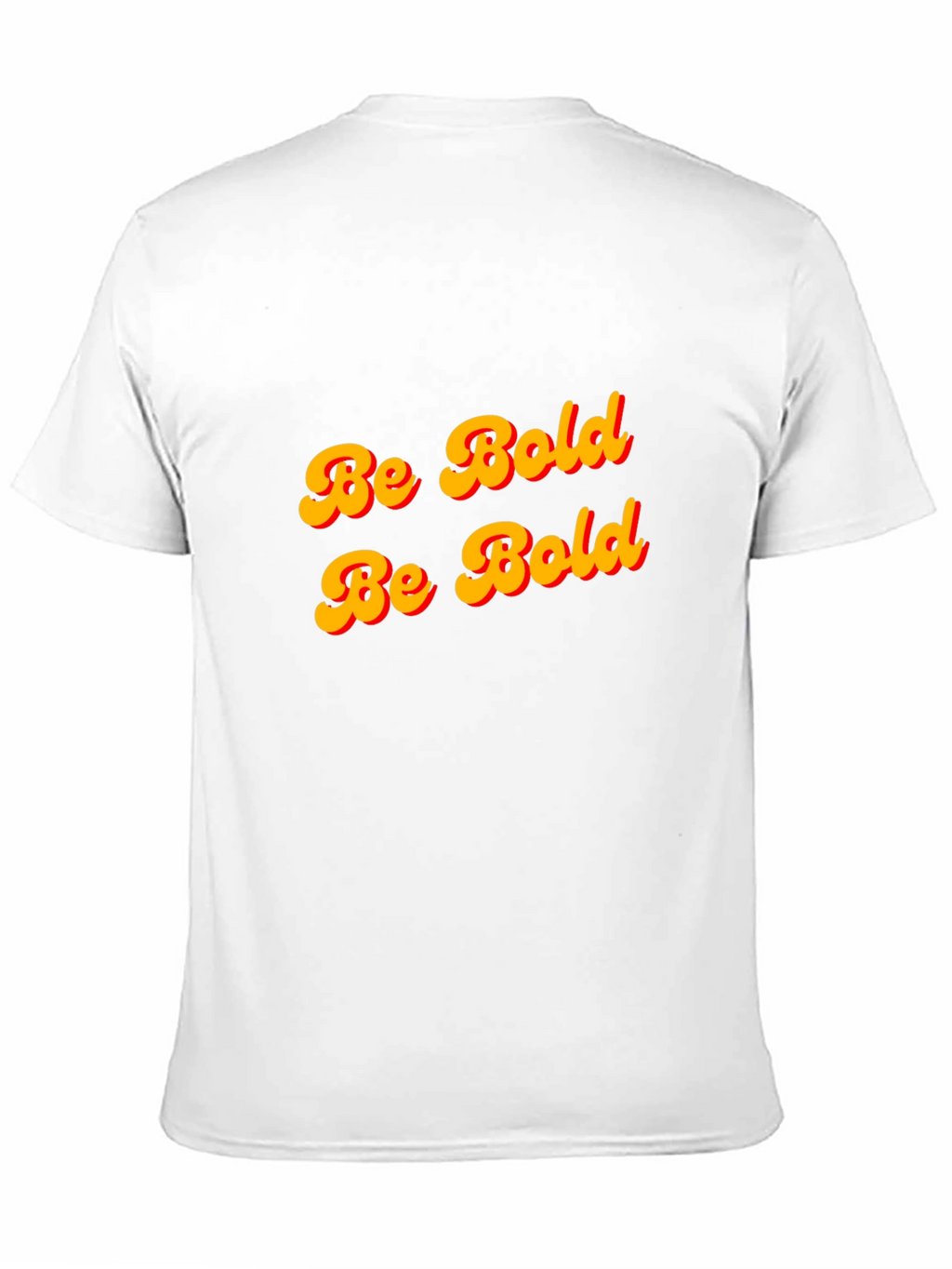 Be Bold T-Shirt - Black Cotton Graphic Tee