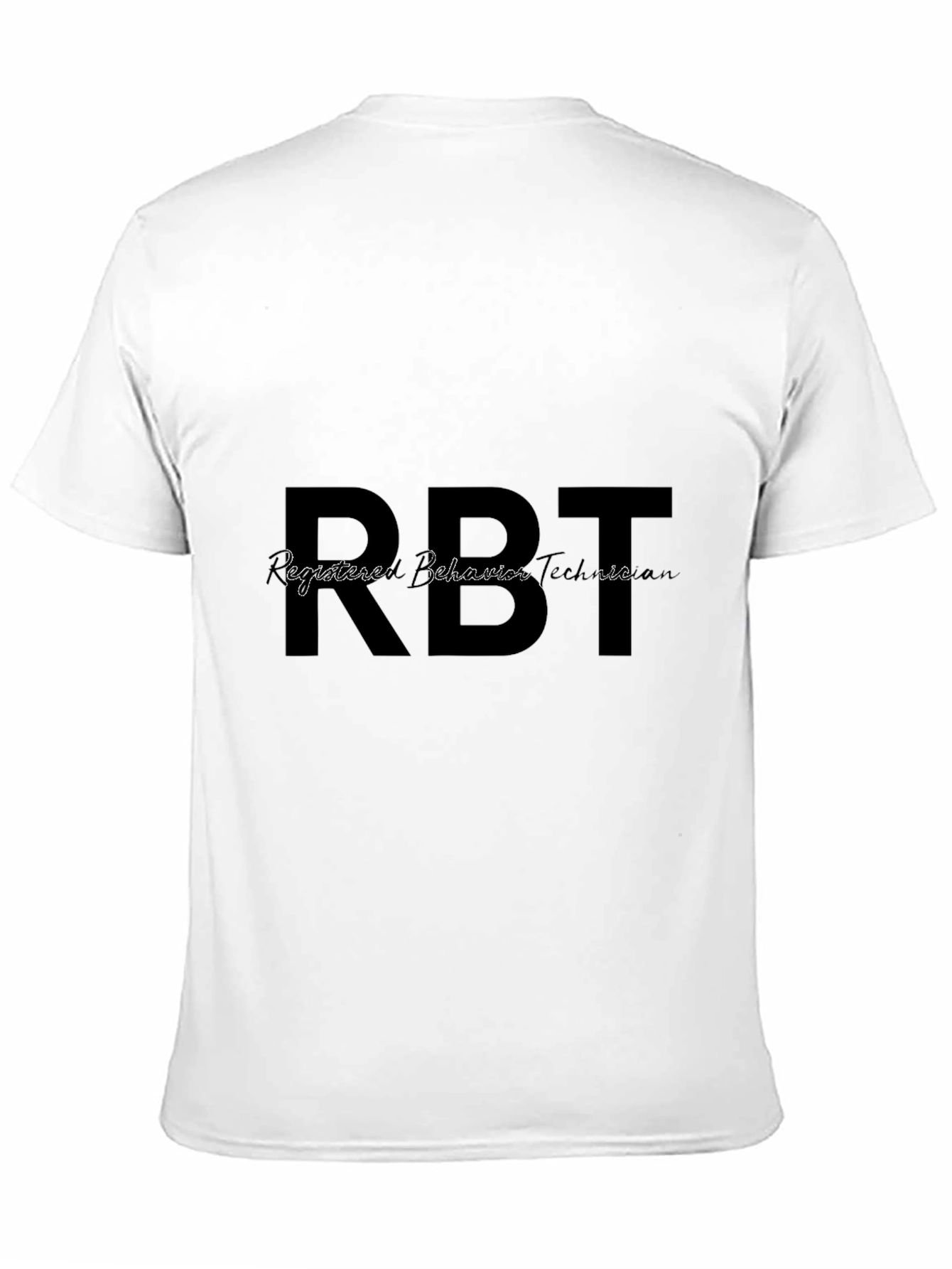 RBT Registered Behavior Technician Black T-Shirt
