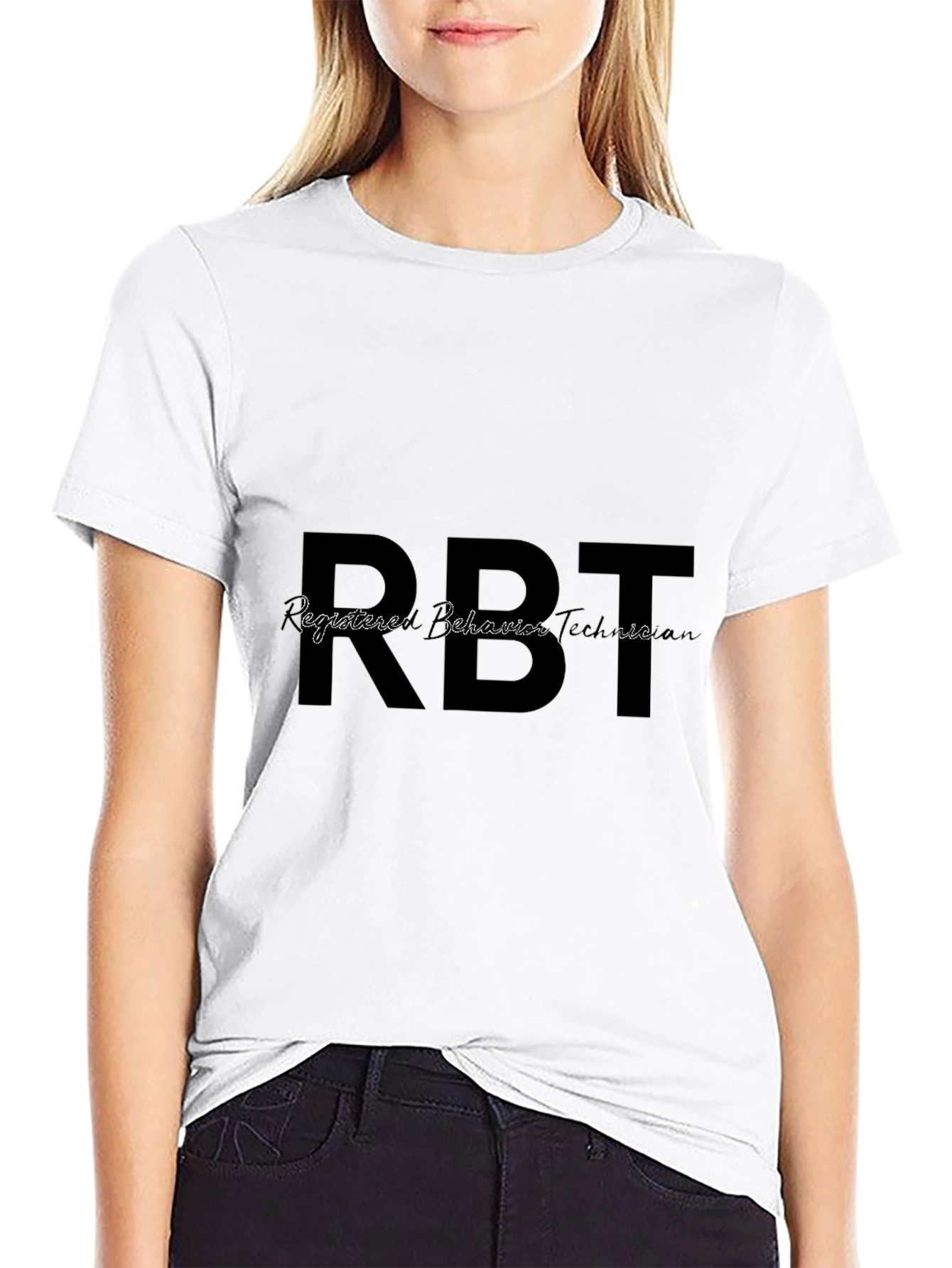 RBT Registered Behavior Technician Black T-Shirt