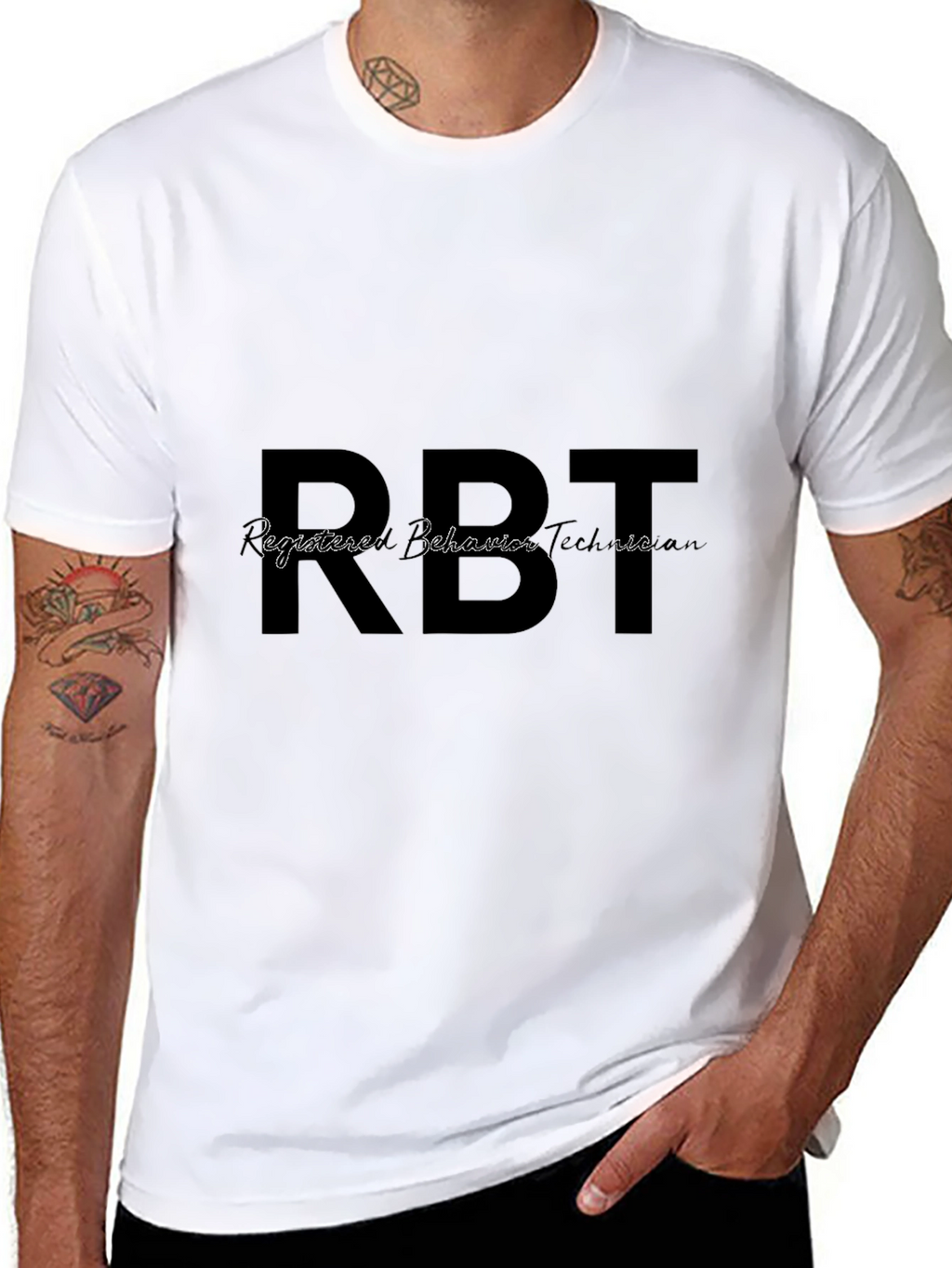RBT Registered Behavior Technician Black T-Shirt