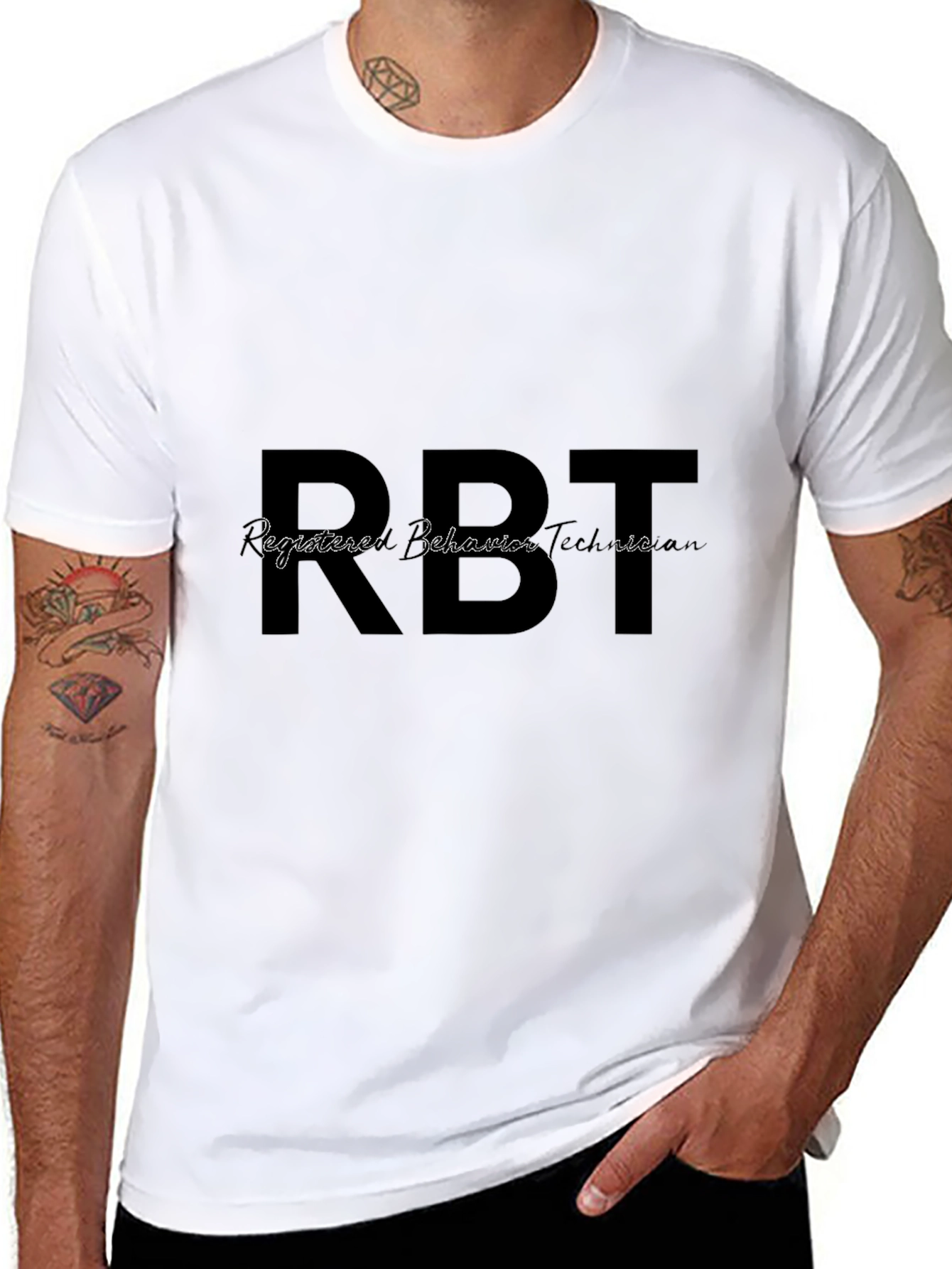 RBT Registered Behavior Technician Black T-Shirt