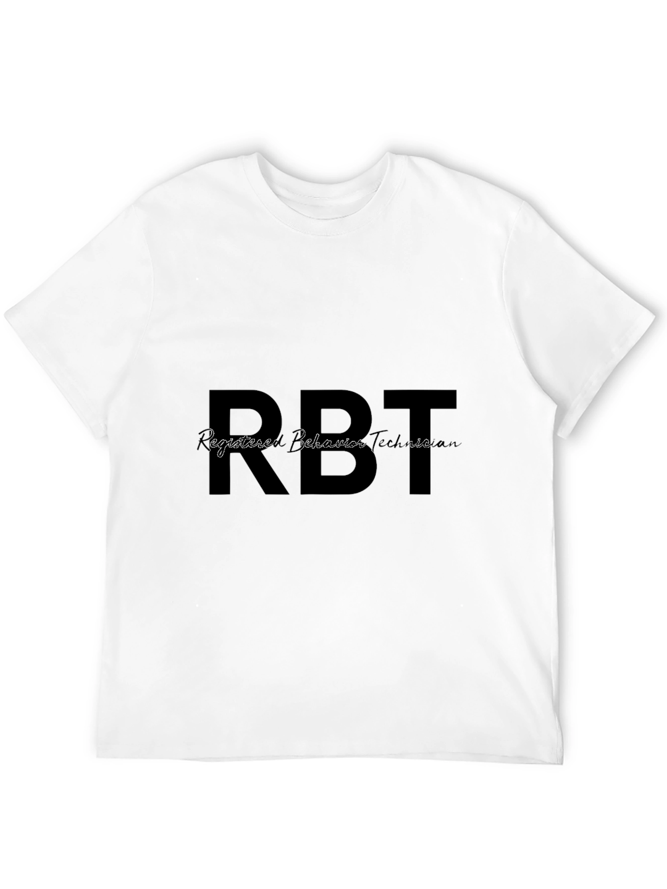 RBT Registered Behavior Technician Black T-Shirt
