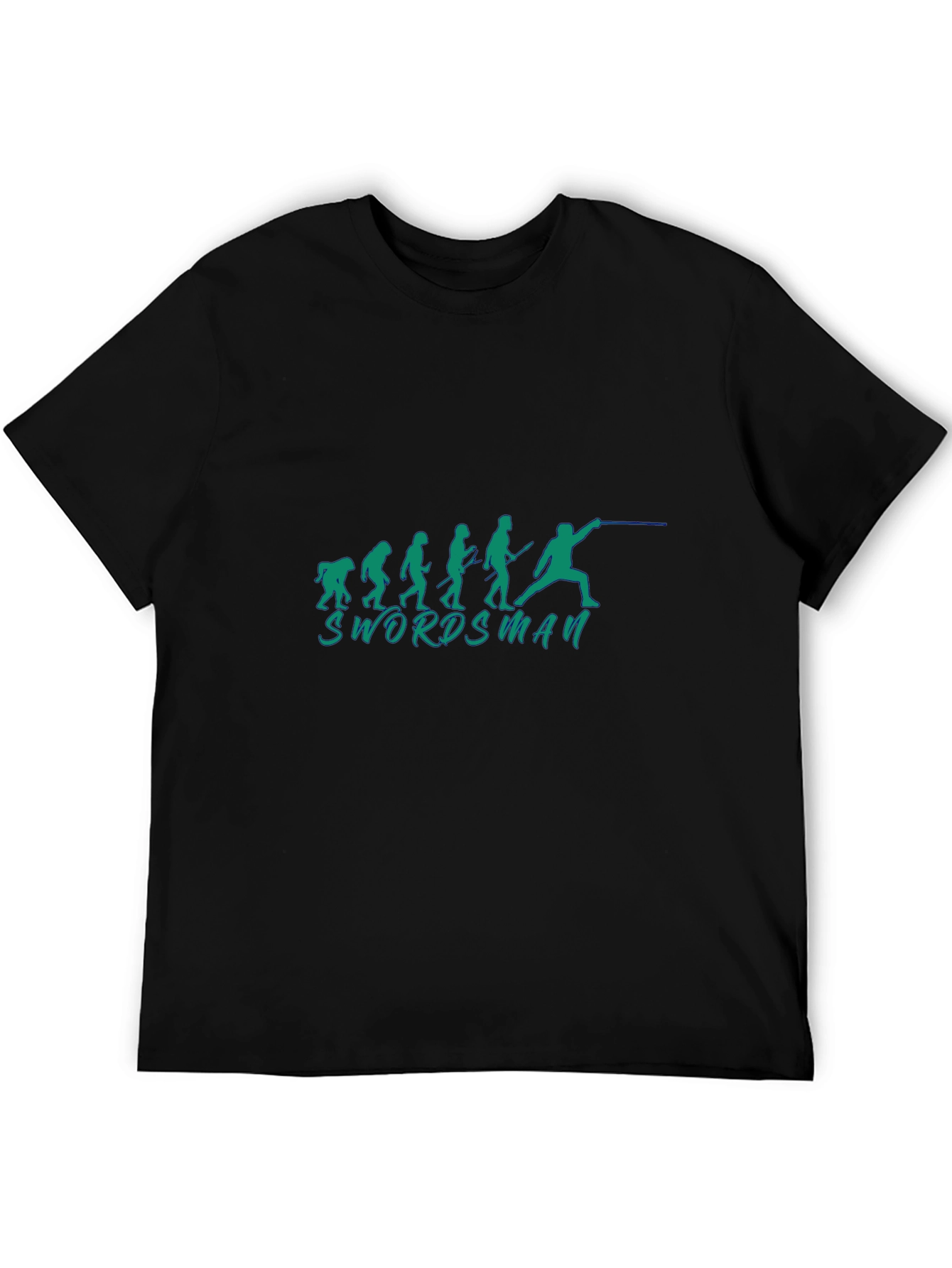 Swordsman Evolution Black T-Shirt