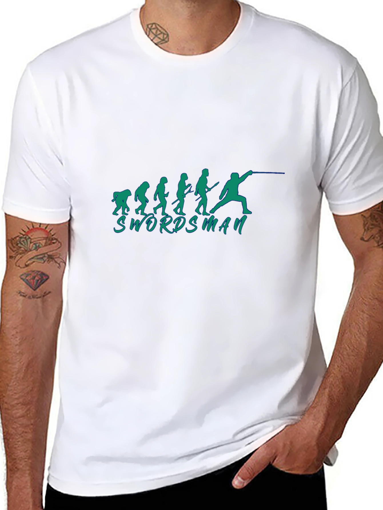 Swordsman Evolution Black T-Shirt