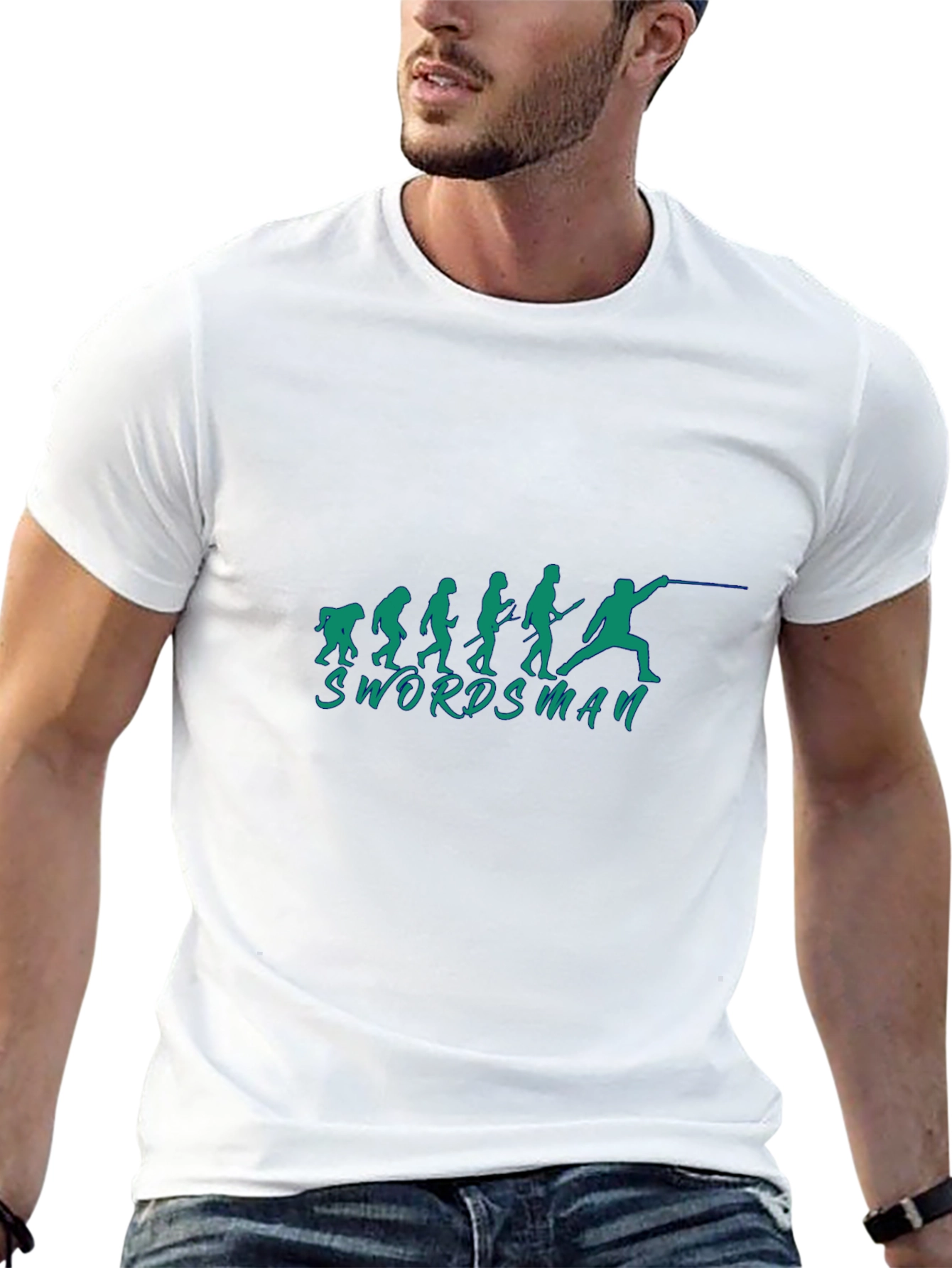 Swordsman Evolution Black T-Shirt