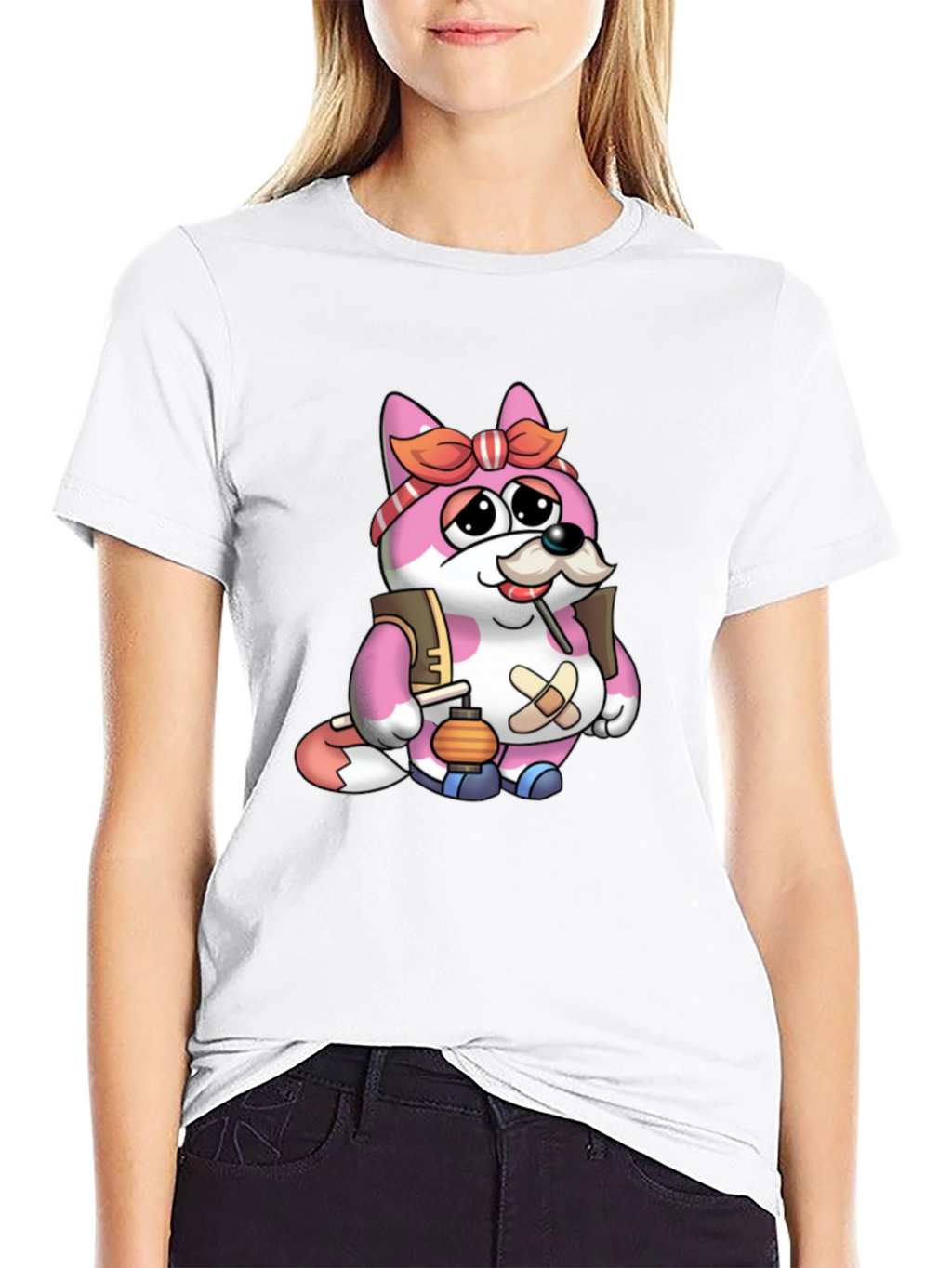 Cartoon Animal Graphic Tee
