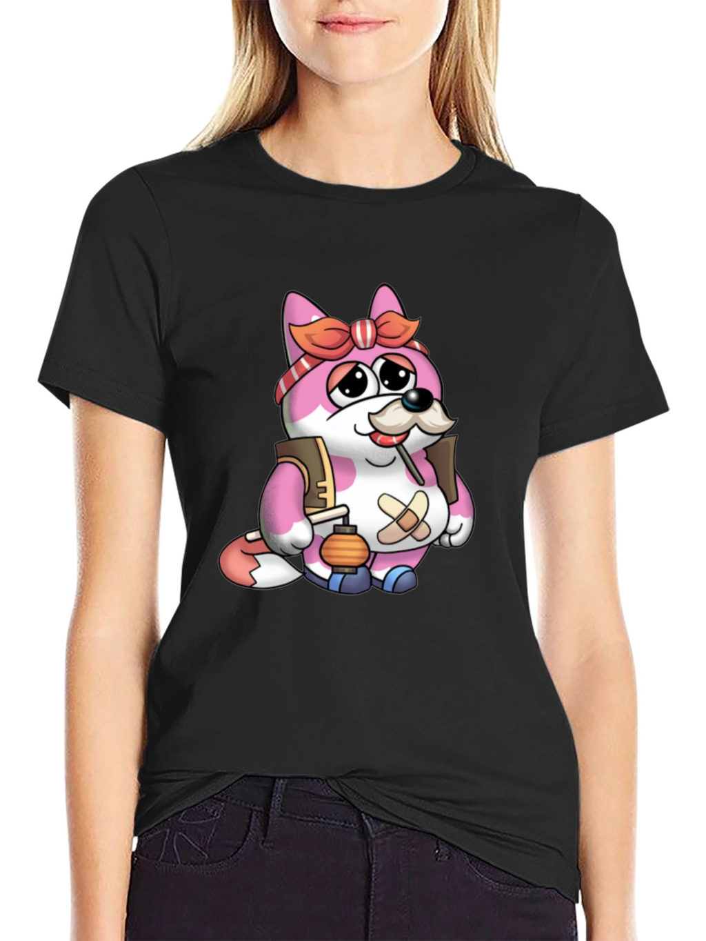 Cartoon Animal Graphic Tee