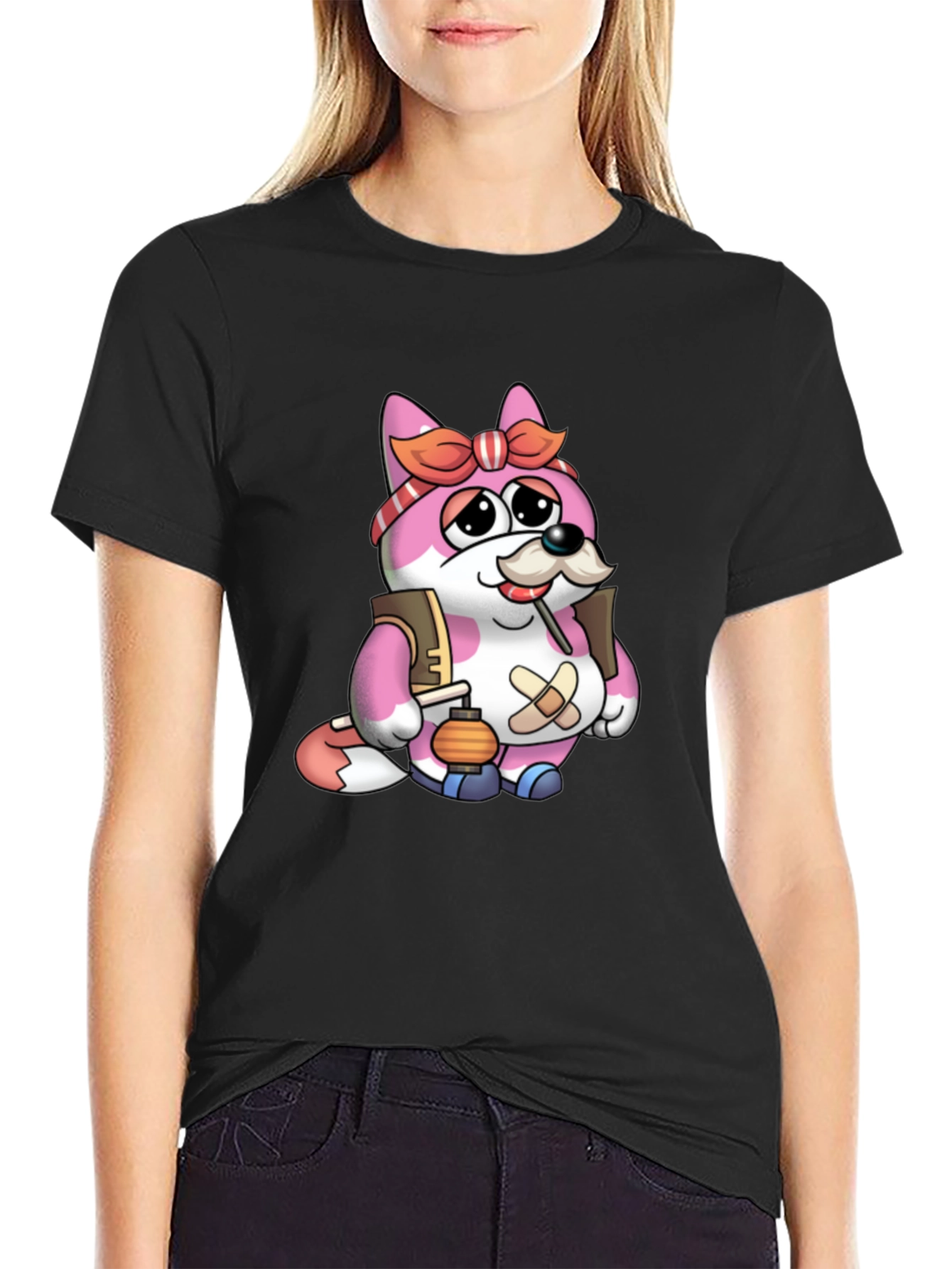 Cartoon Animal Graphic Tee