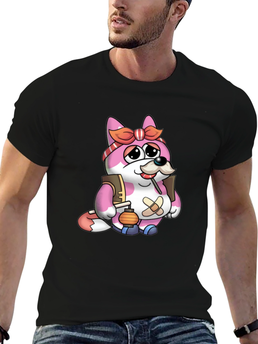 Cartoon Animal Graphic Tee