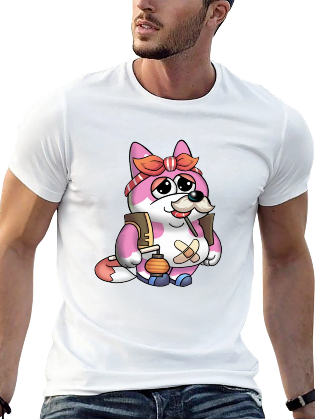 Cartoon Animal Graphic Tee