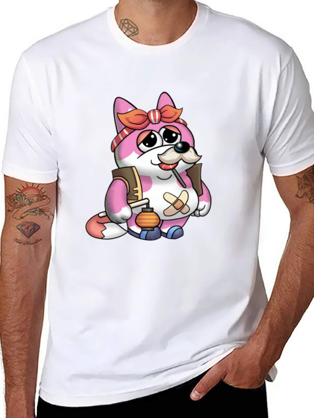 Cartoon Animal Graphic Tee
