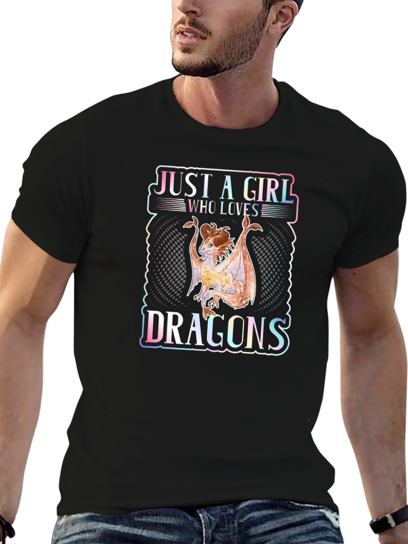 Just a Girl Who Loves Dragons T-Shirt